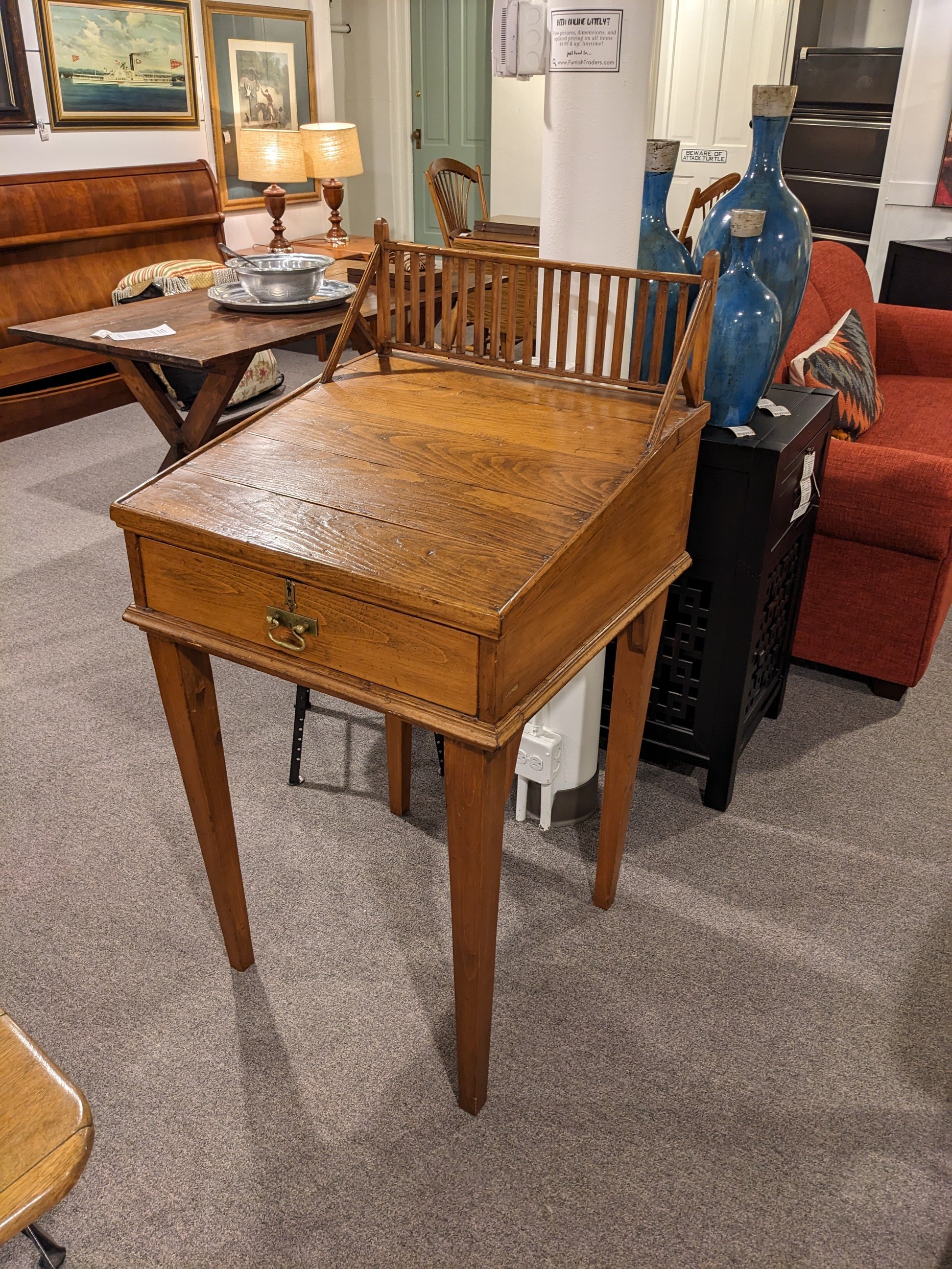Antique Clerk/Schoolmaster Desk