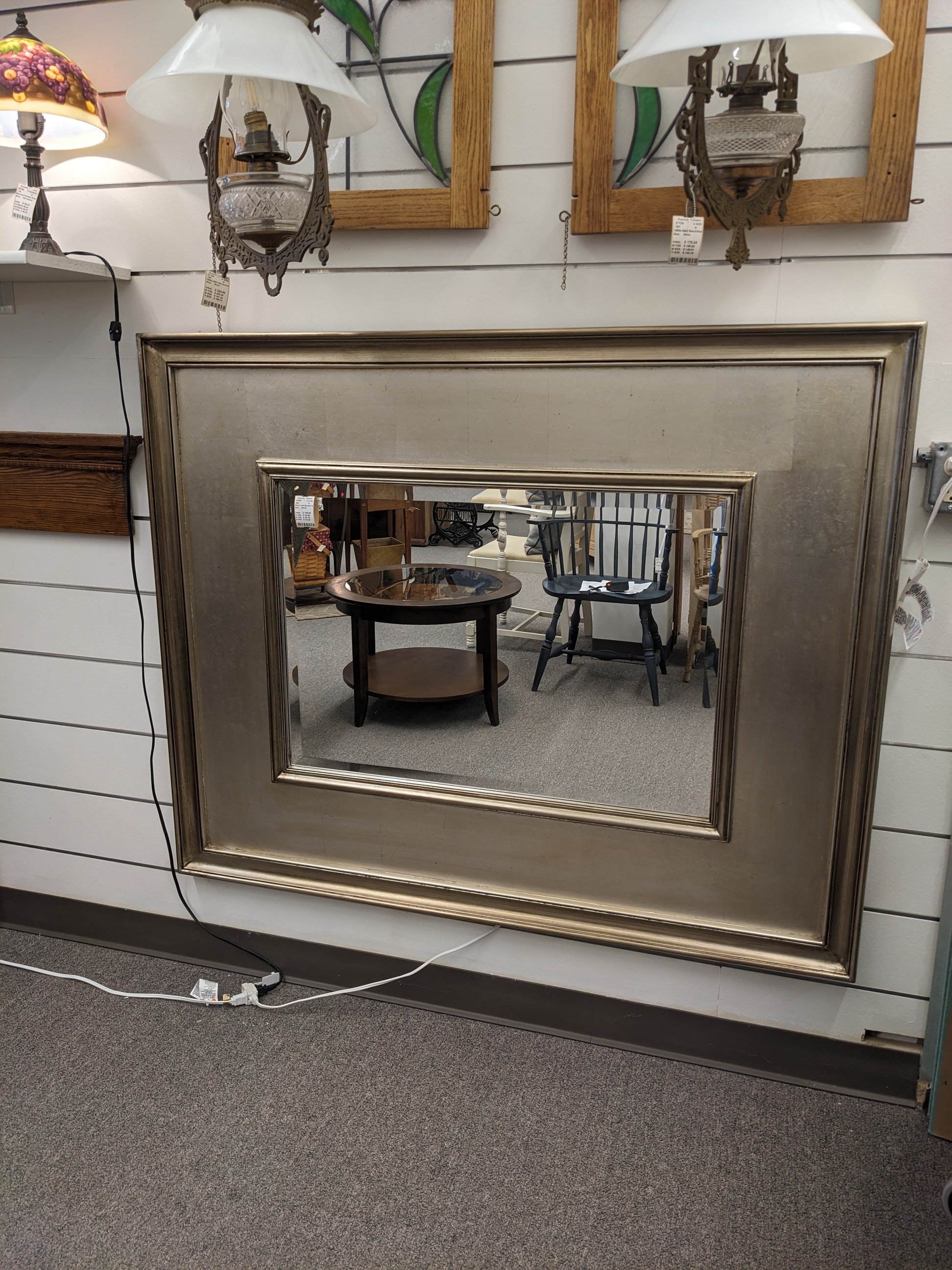 Silverleaf Beveled Wall Mirror