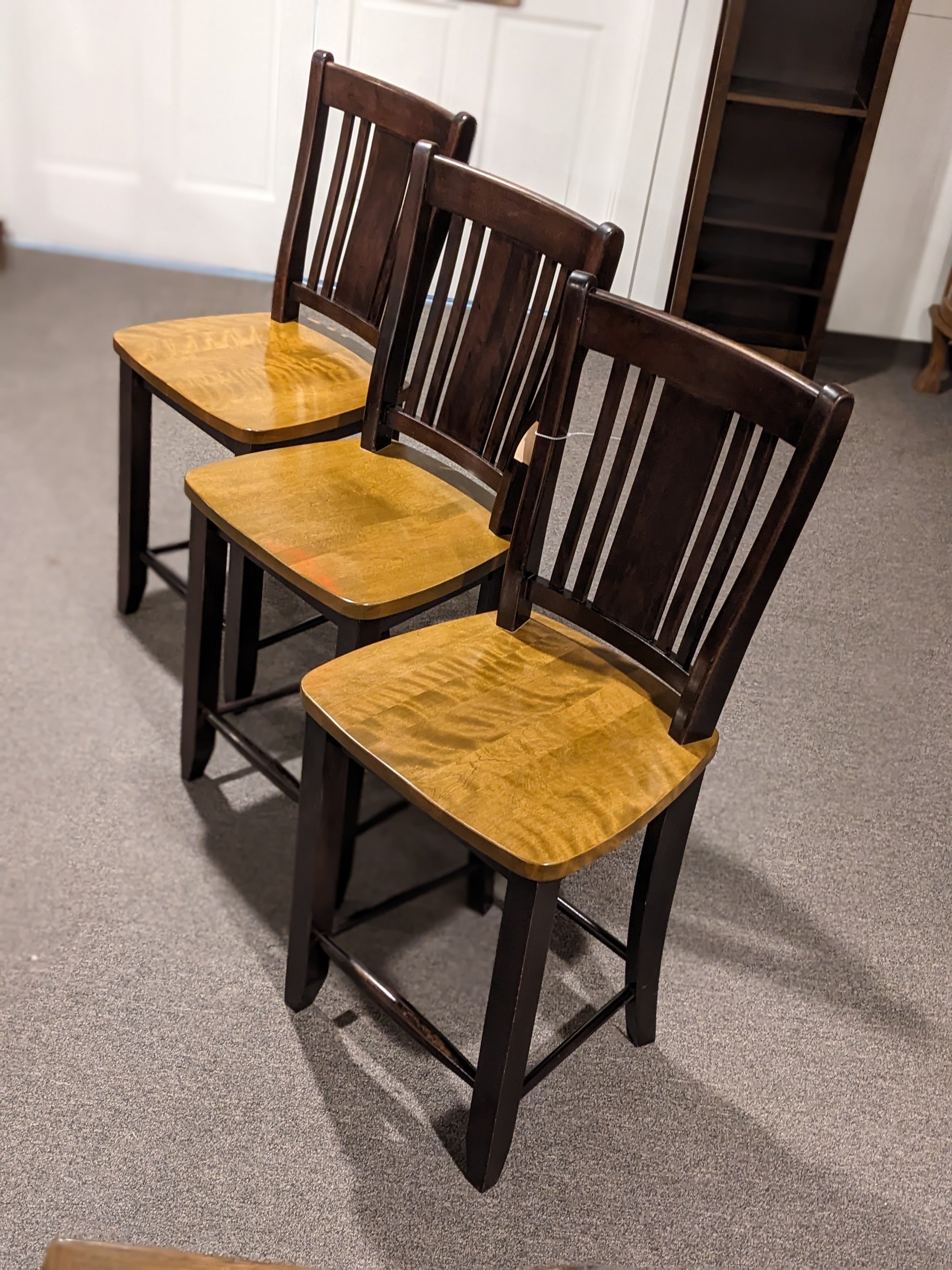 3Pc Canadel Counter Stools
