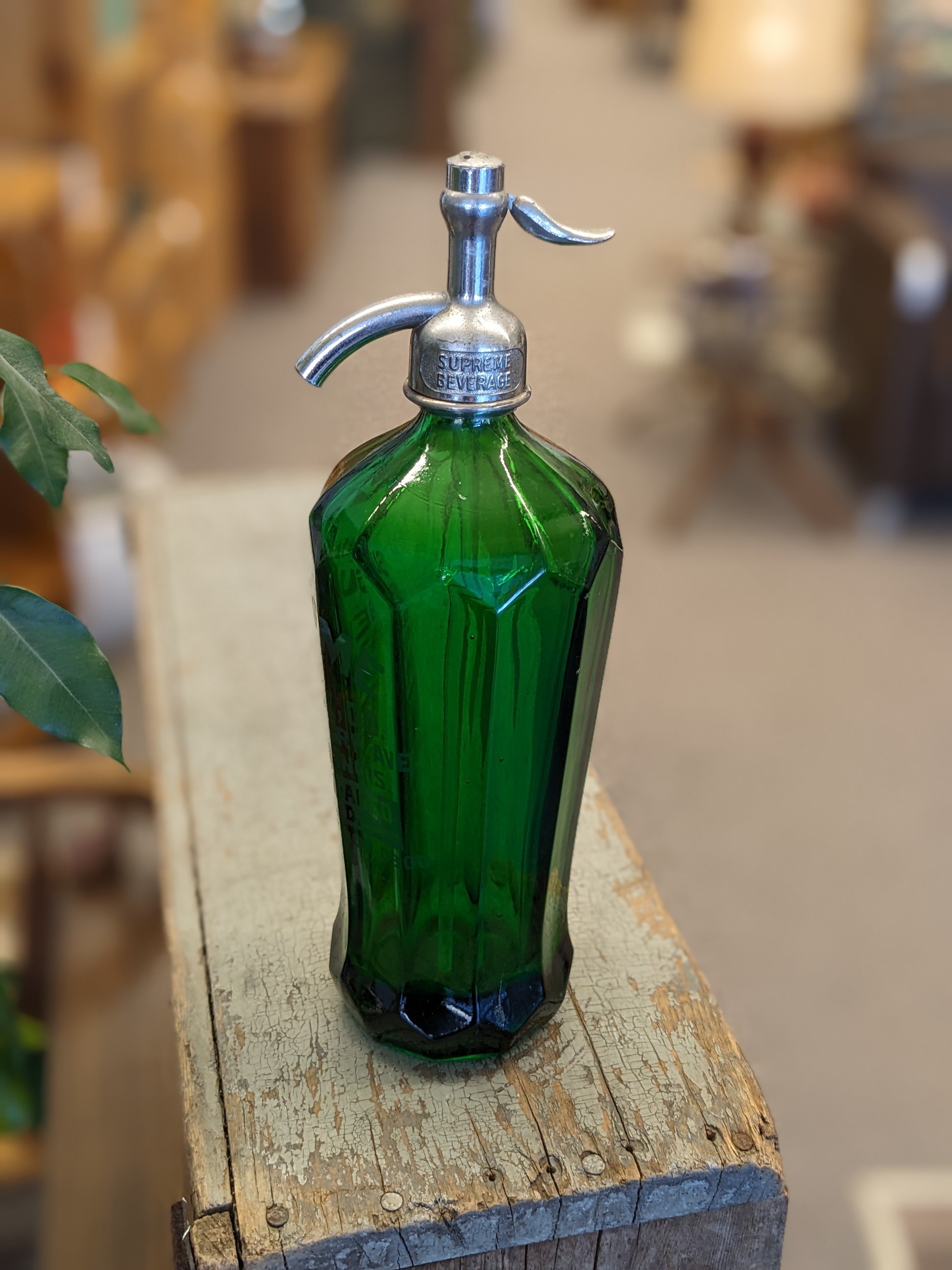 Supreme Green Seltzer Bottle
