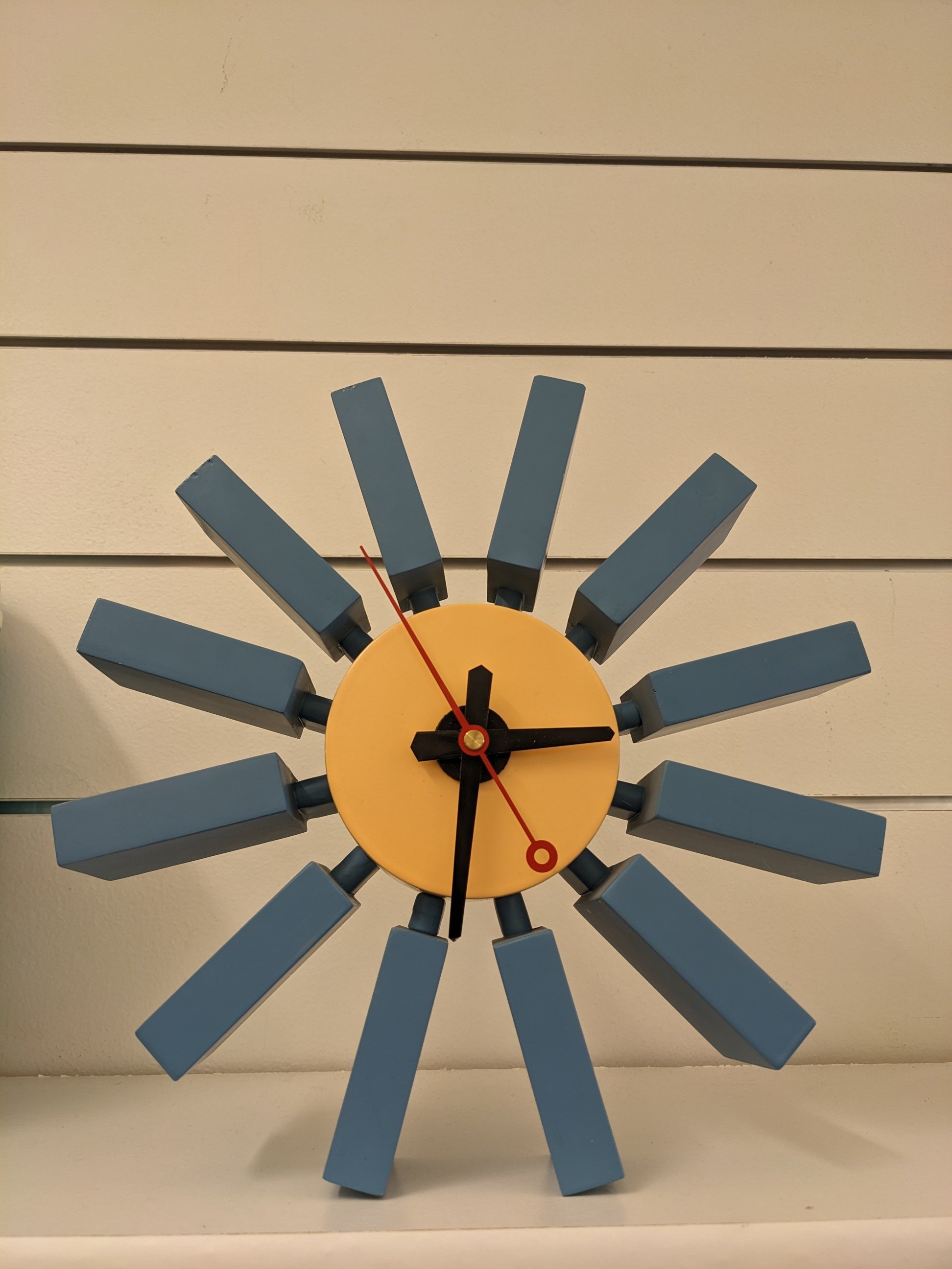 Nelson-Style Block Clock