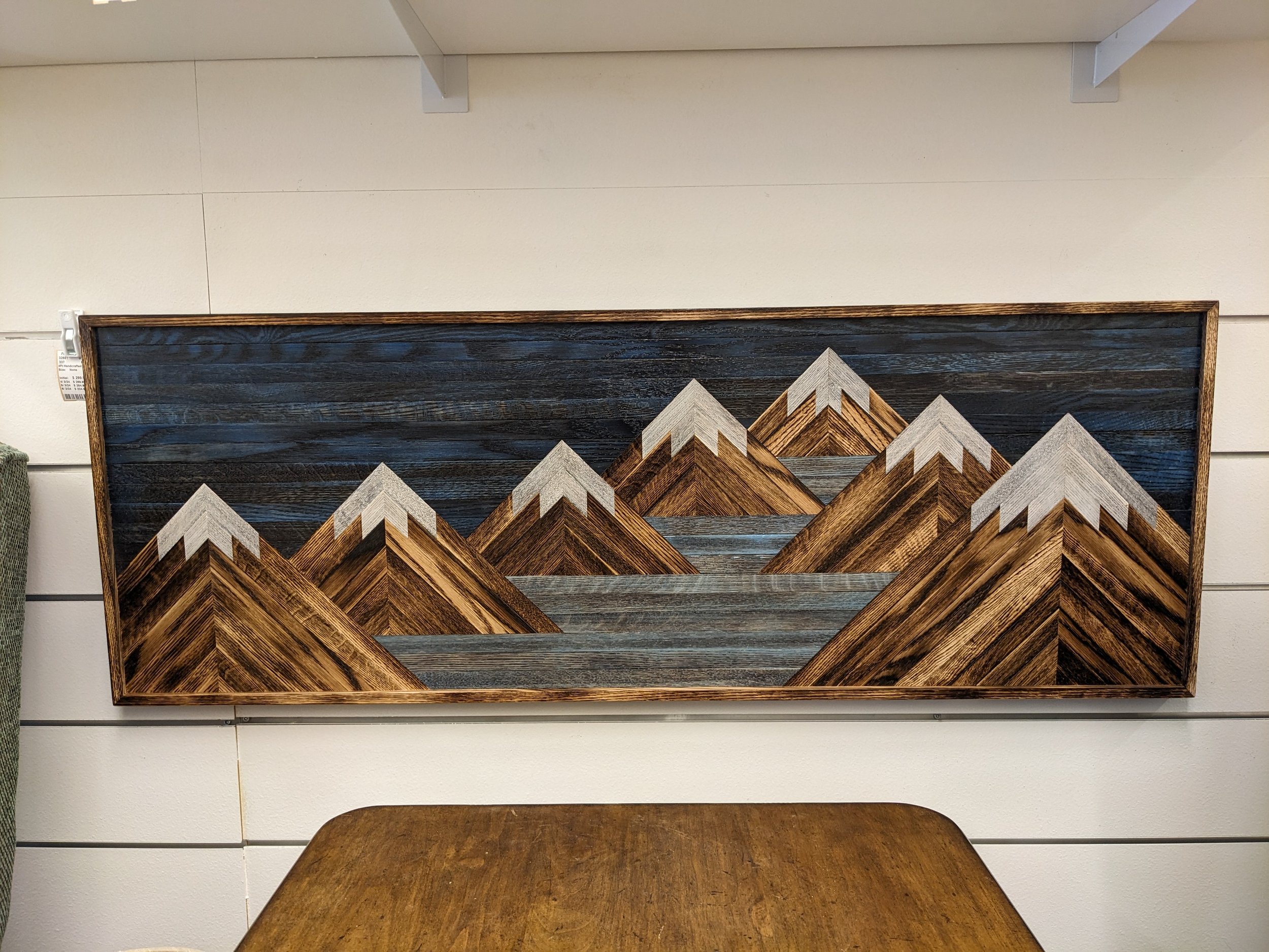 Handcrafted Mountains Wall Art