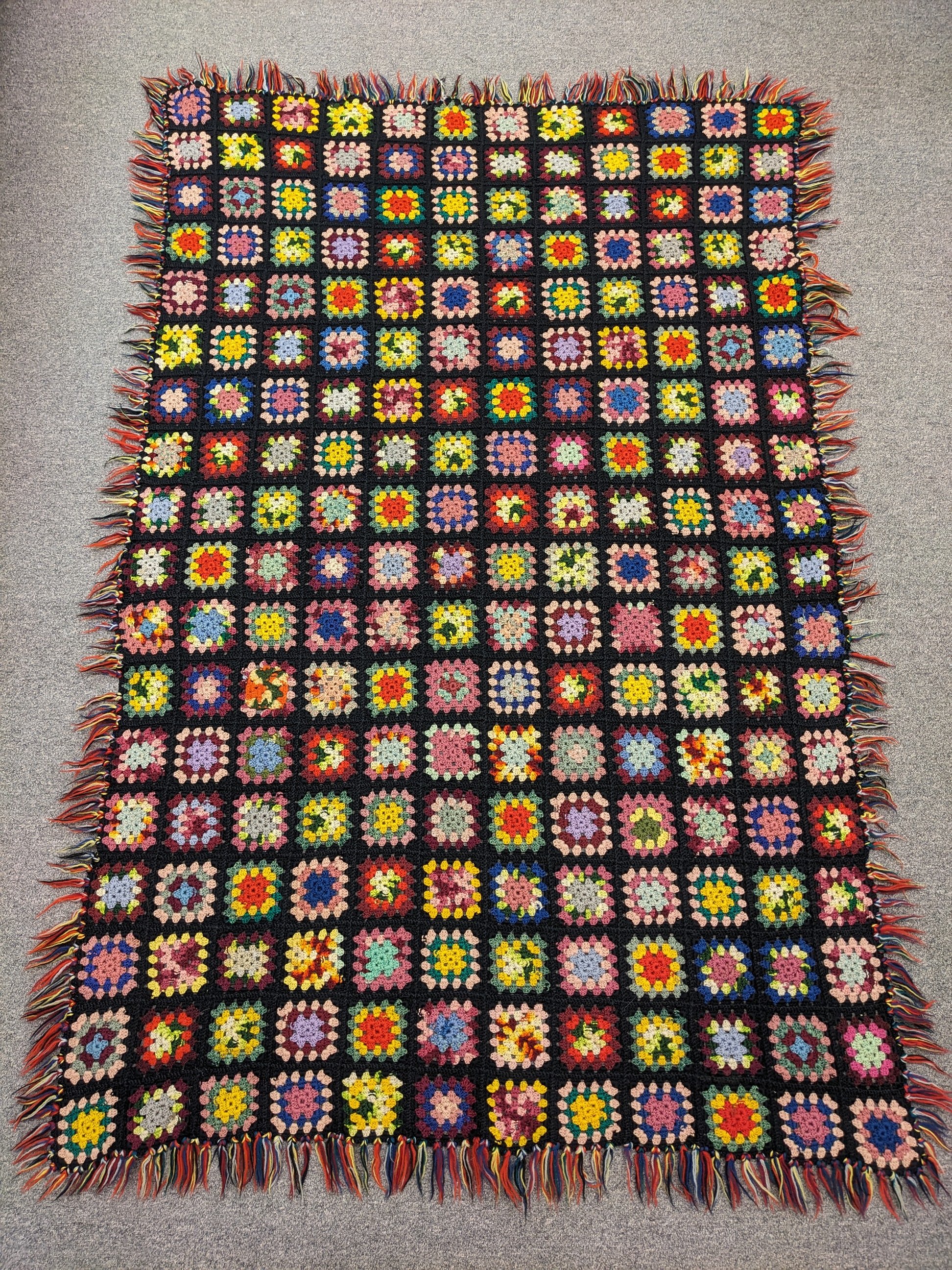 Granny Square Afghan