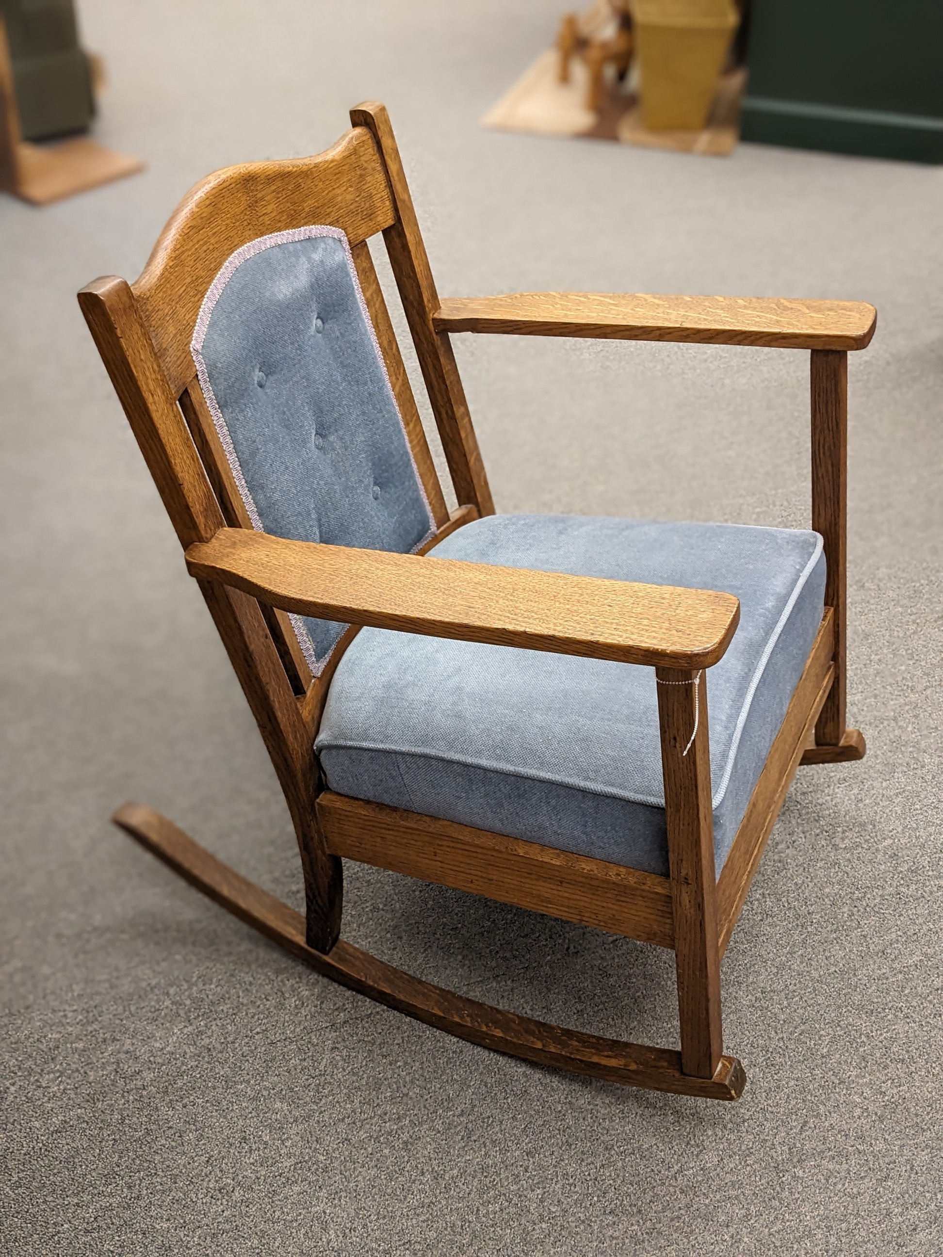 Quartersawn Oak Rocking Chair