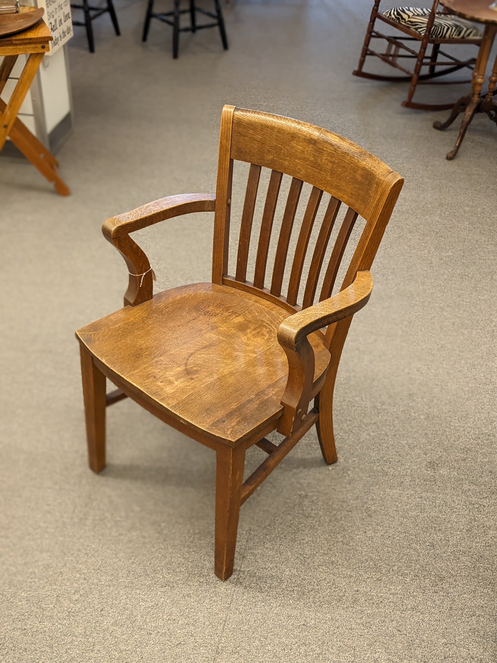 Mission Oak Banker's Chair