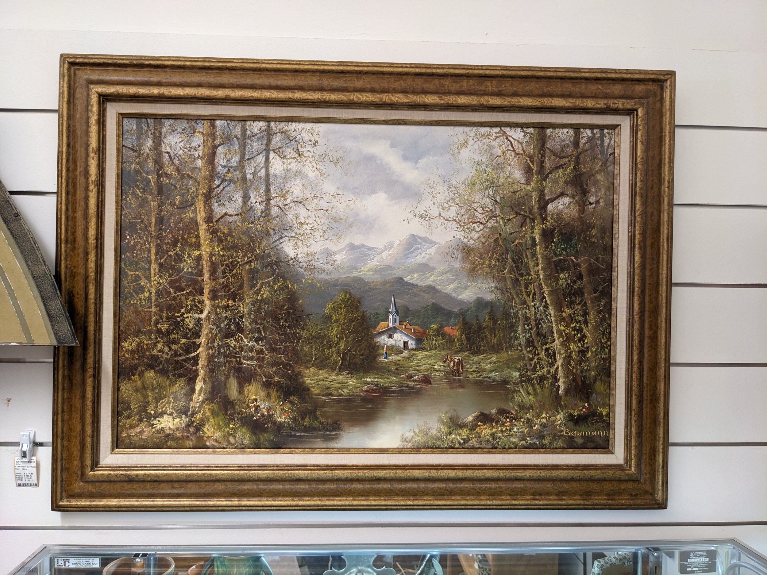 L. Baumann Landscape Oil Painting