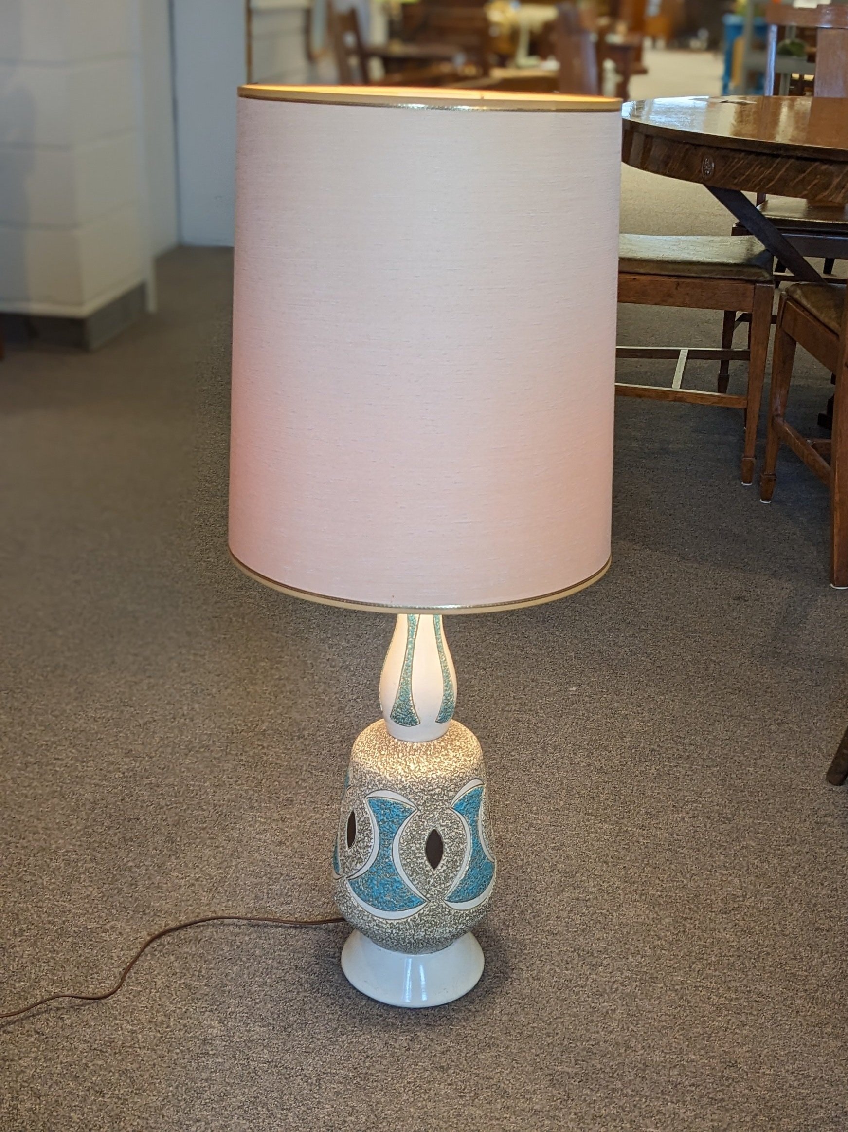 MCM Fuggiti Chalkware Lamp