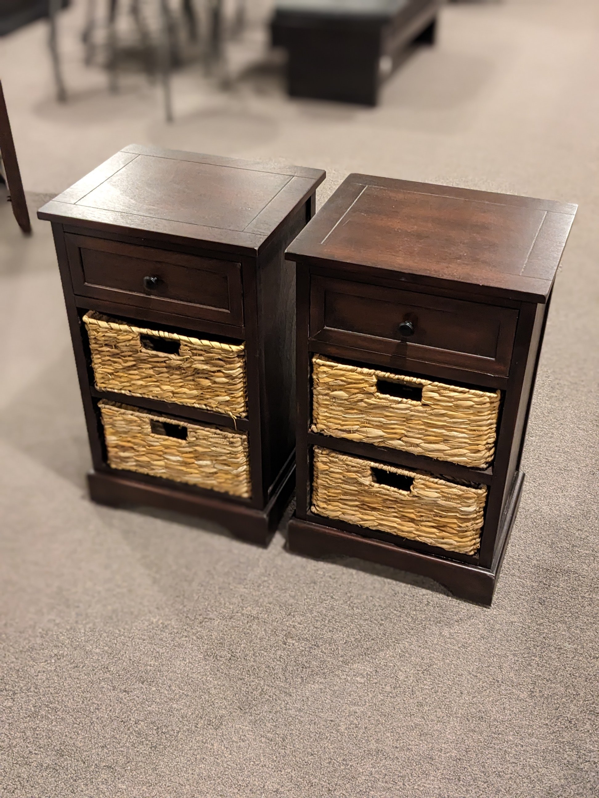 NEW Storage Drawer Side Tables