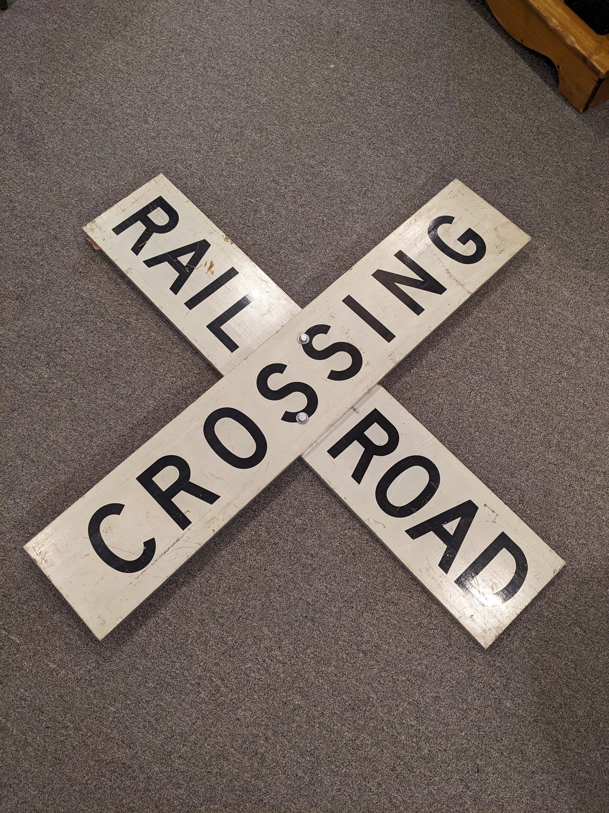 Retired Railroad Crossing Sign