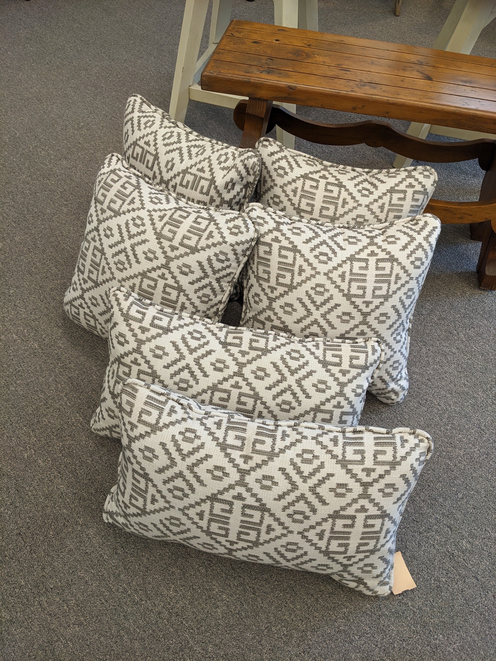 Set of 6 Sunbrella Pillows