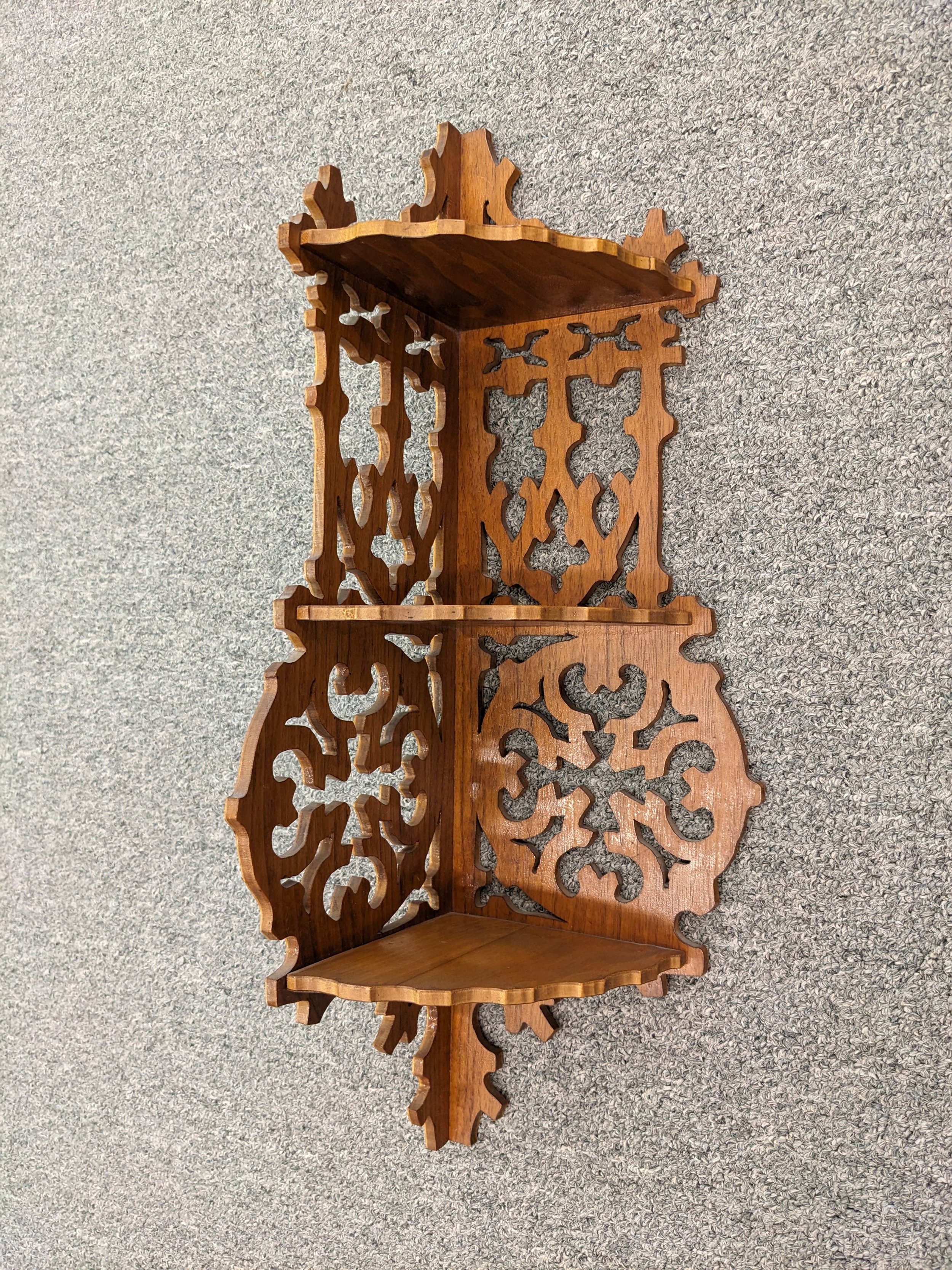 Victorian Fretwork Wall Shelf