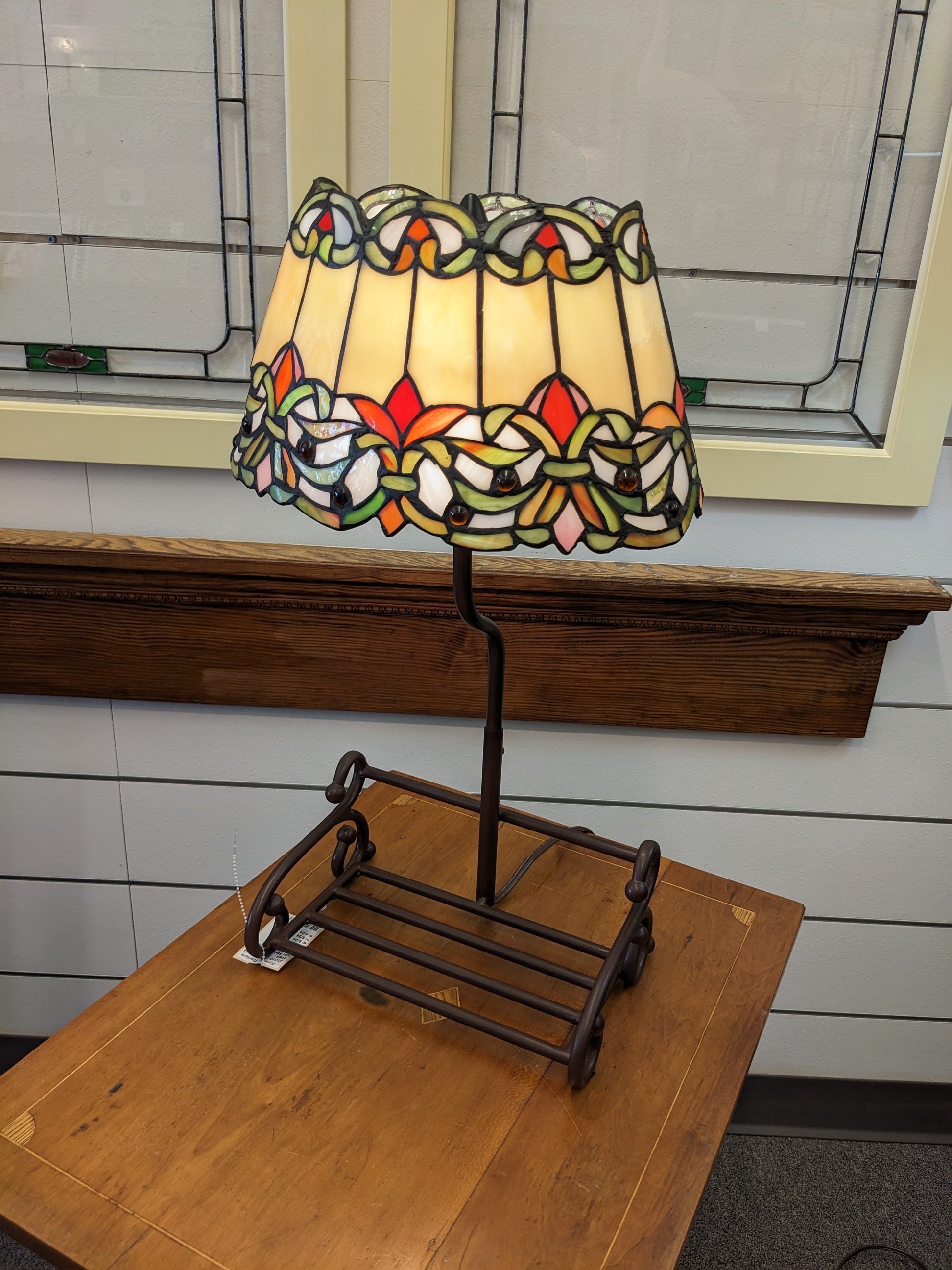 Stained Glass Lamp 20"
