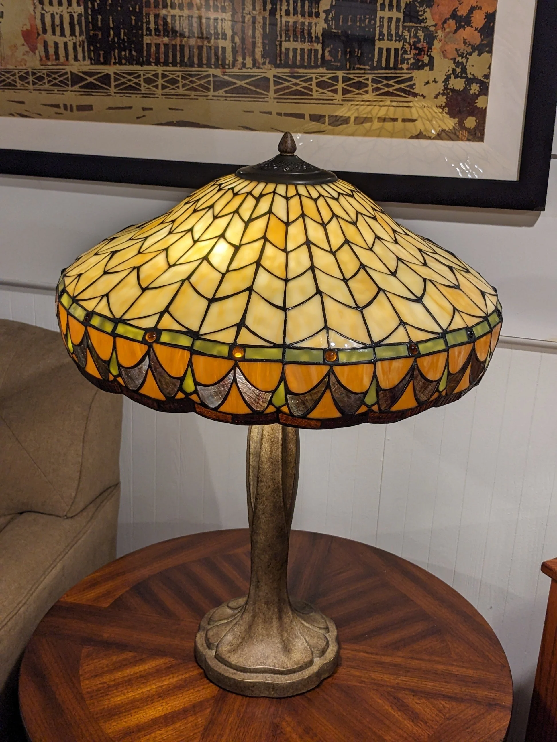 Colour Creations Stained Glass Lamp