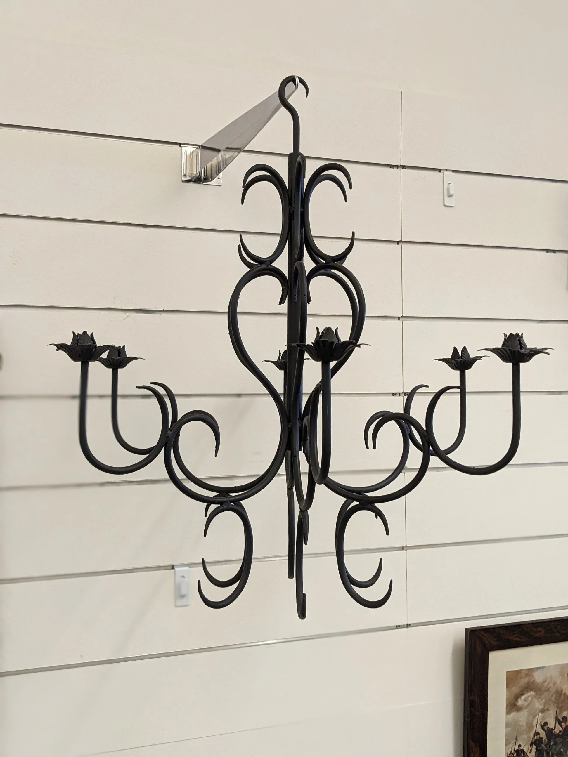 Wrought Iron Candelabra/Chandelier