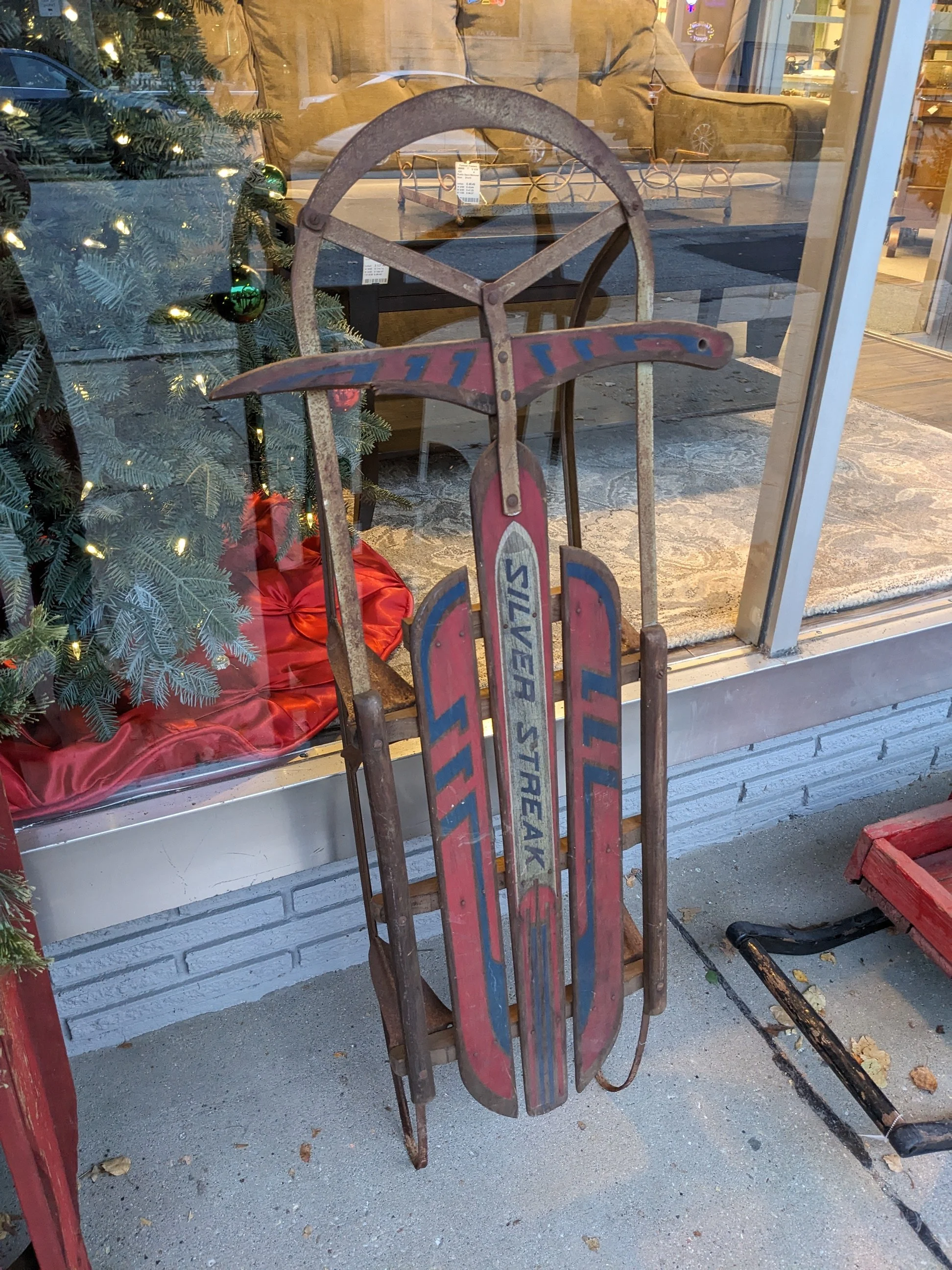 Vintage Silver Streak Sled