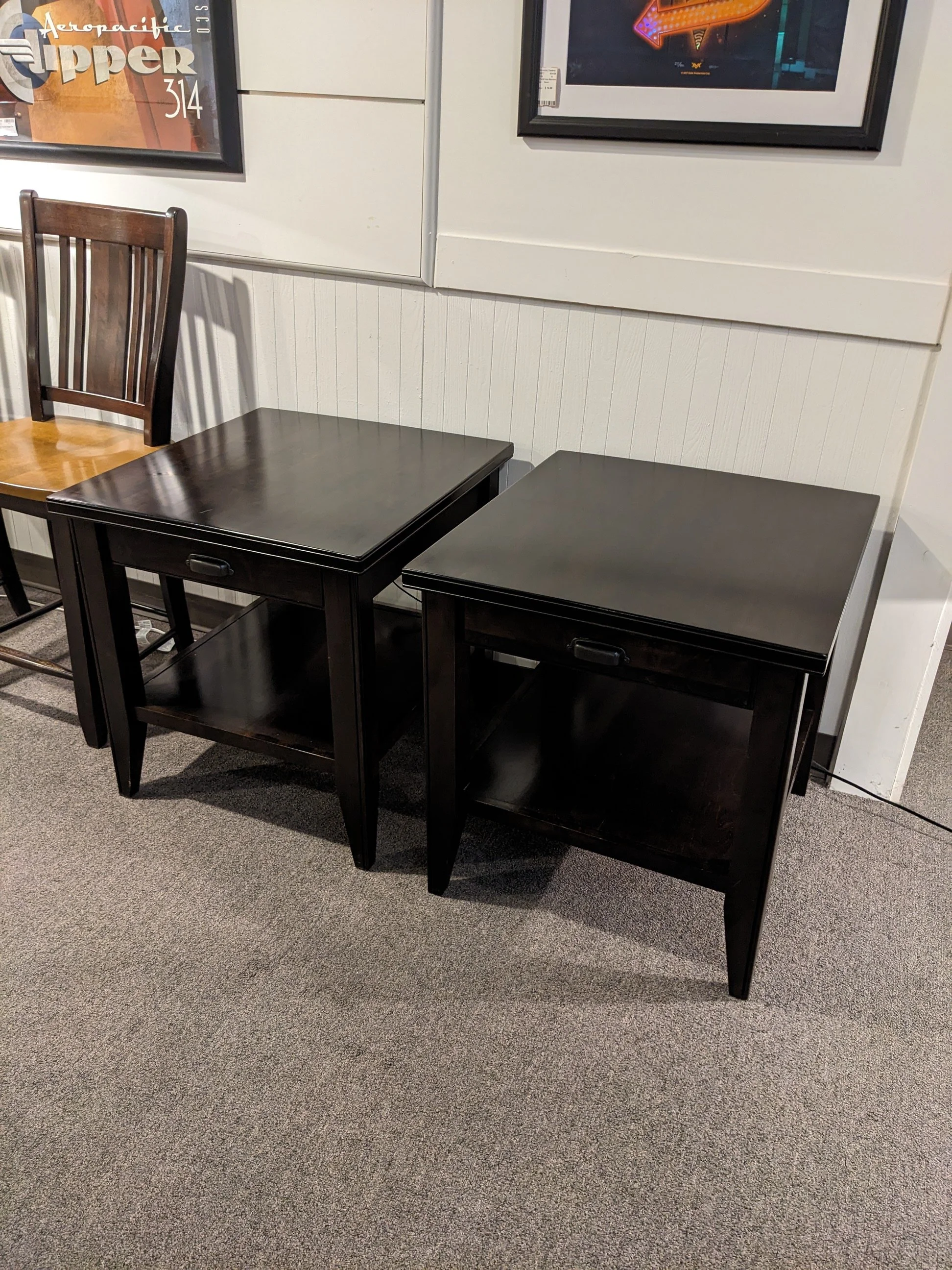 AA Laun Metropolitan 1-Drawer End Tables