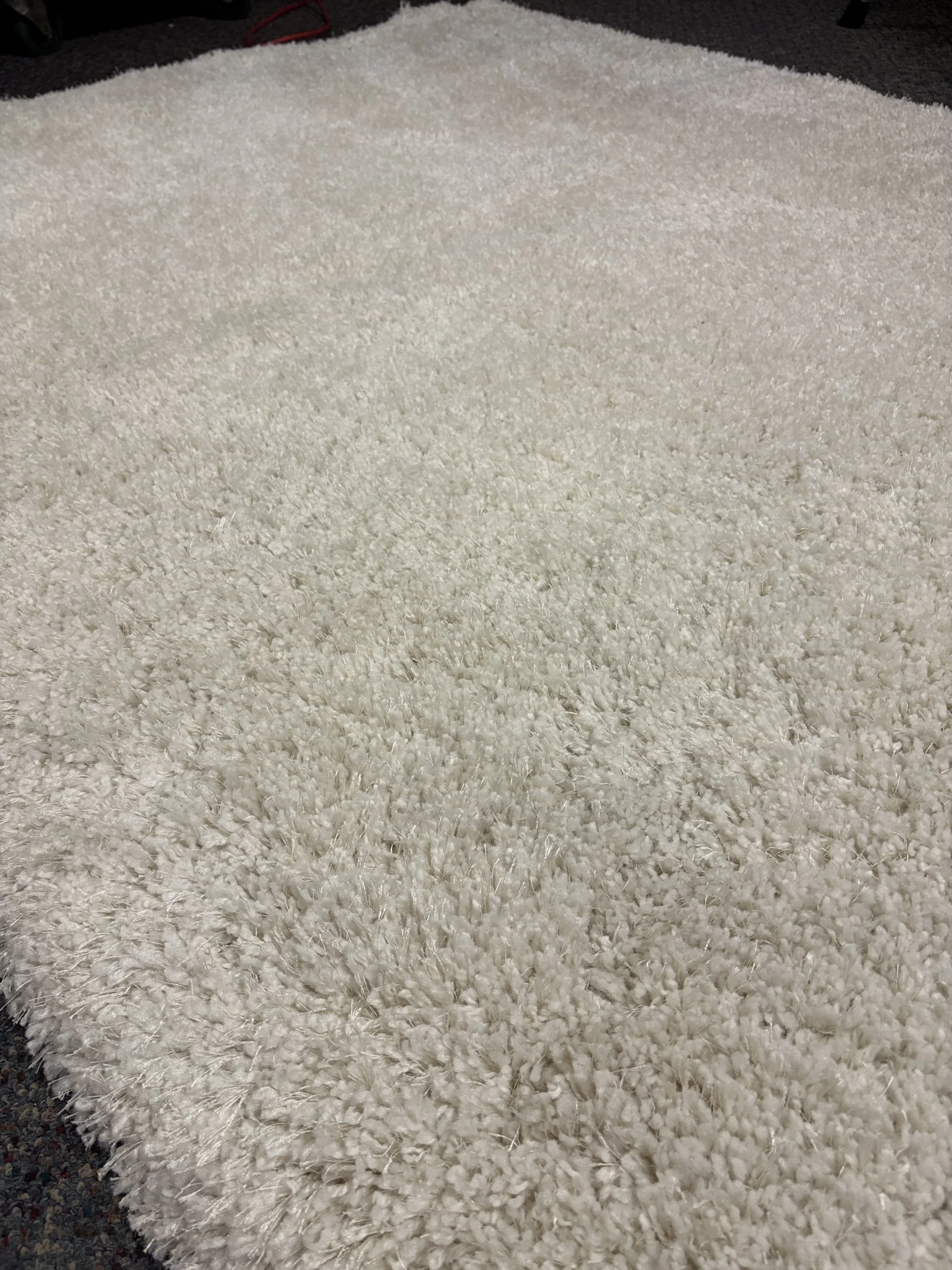 Thomasville Cream Shag Area Rug