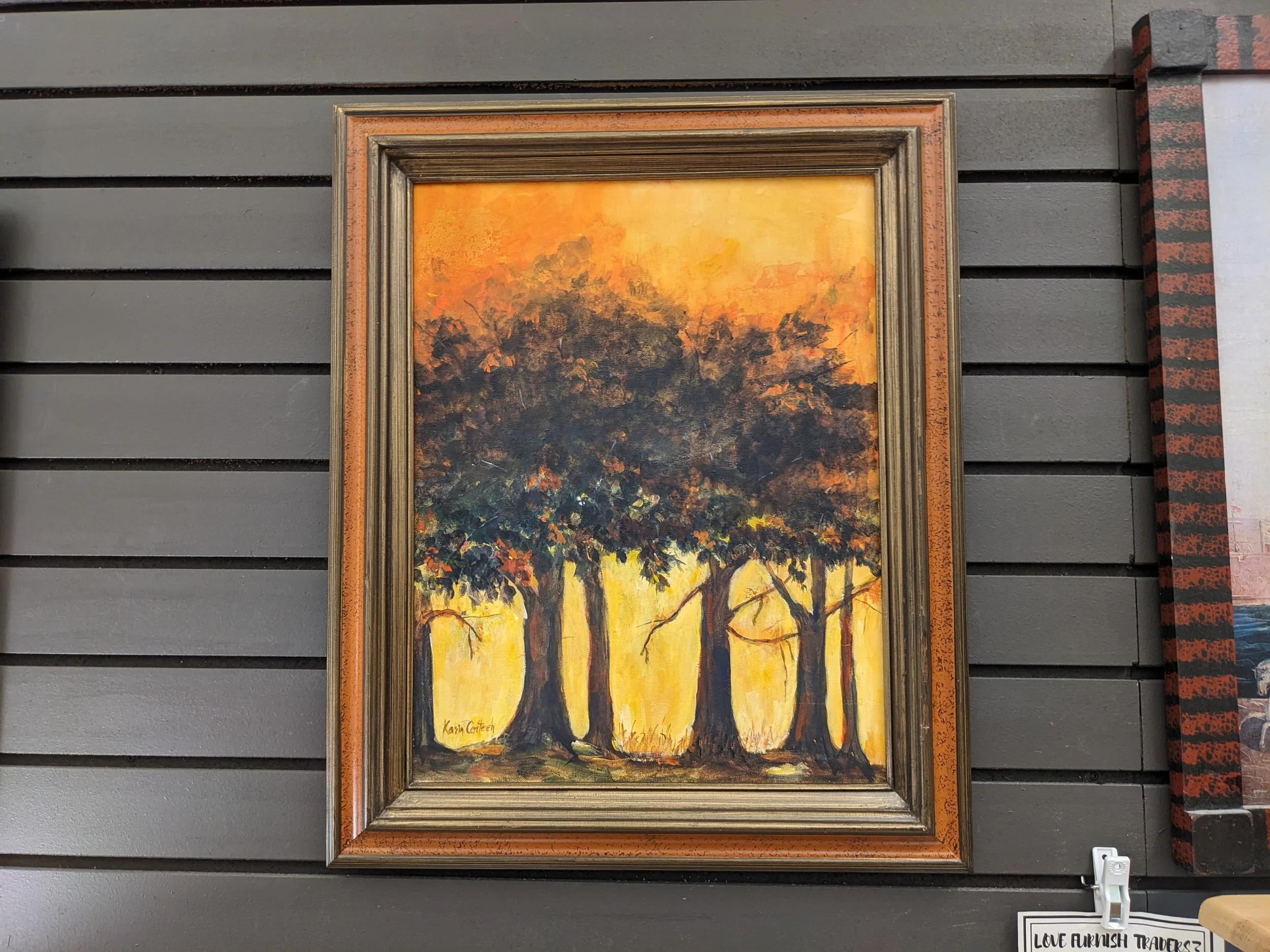 "Trees Ablaze" Original Work by Karin Corteen