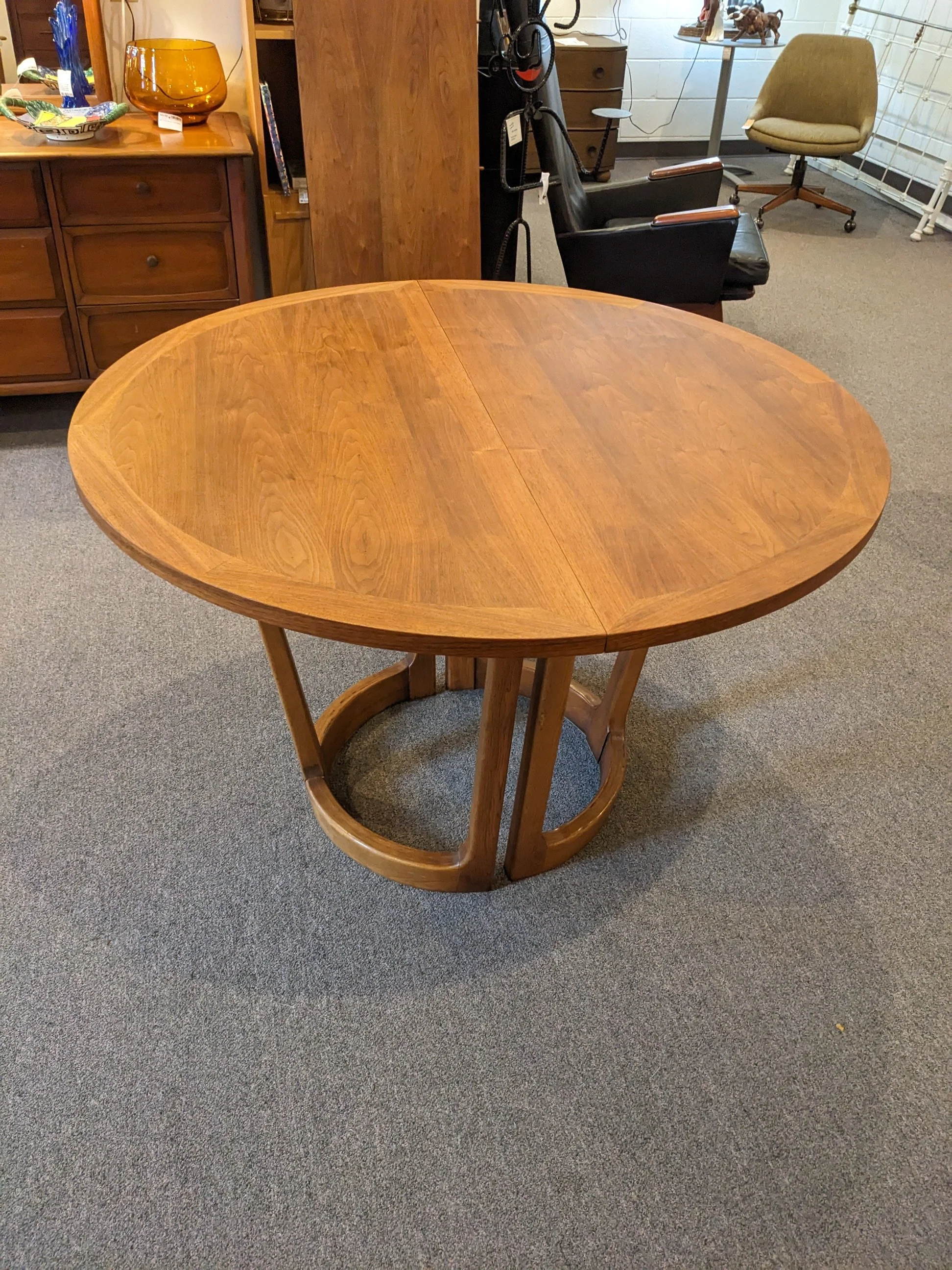 Lane Walnut Extendable Dining Table