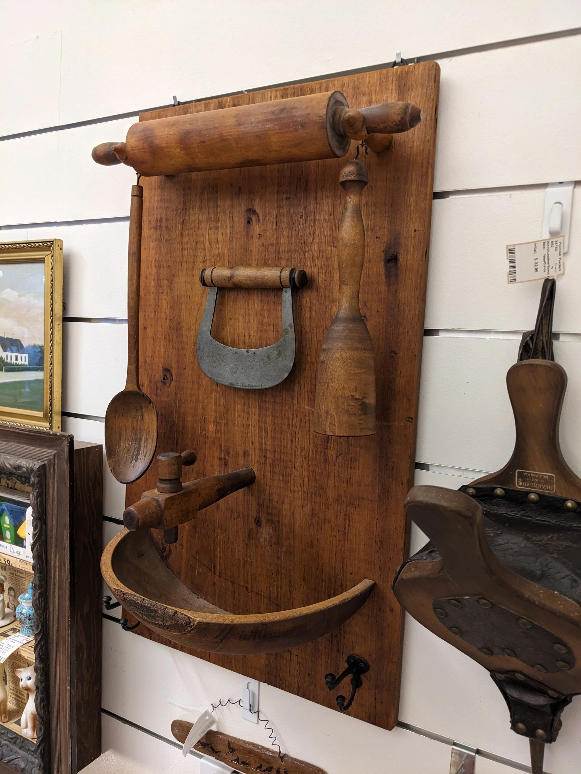 Handmade Kitchen Utensils Wall Hanging