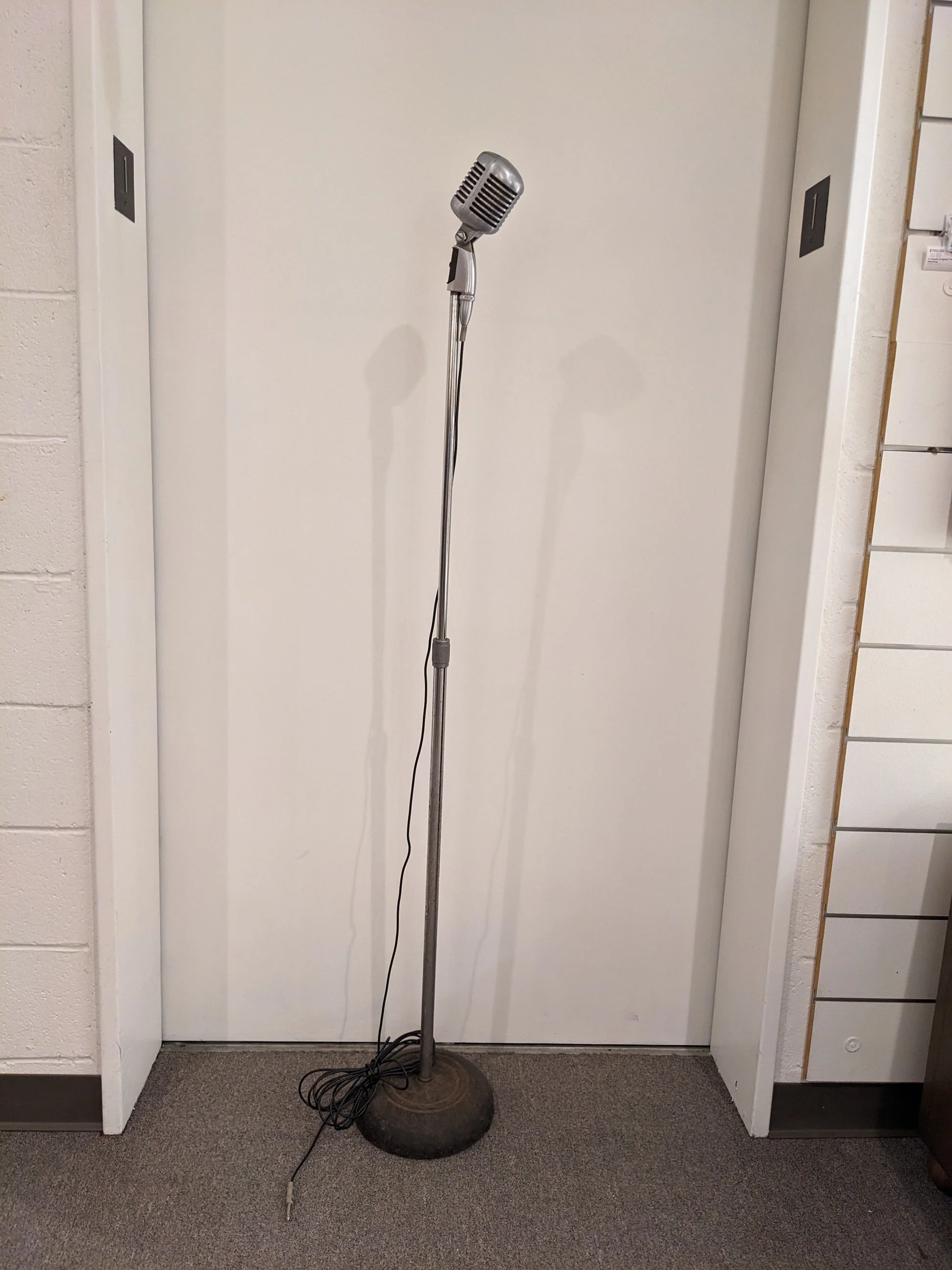 Vintage Shure "Elvis" 55SW Mic with Stand