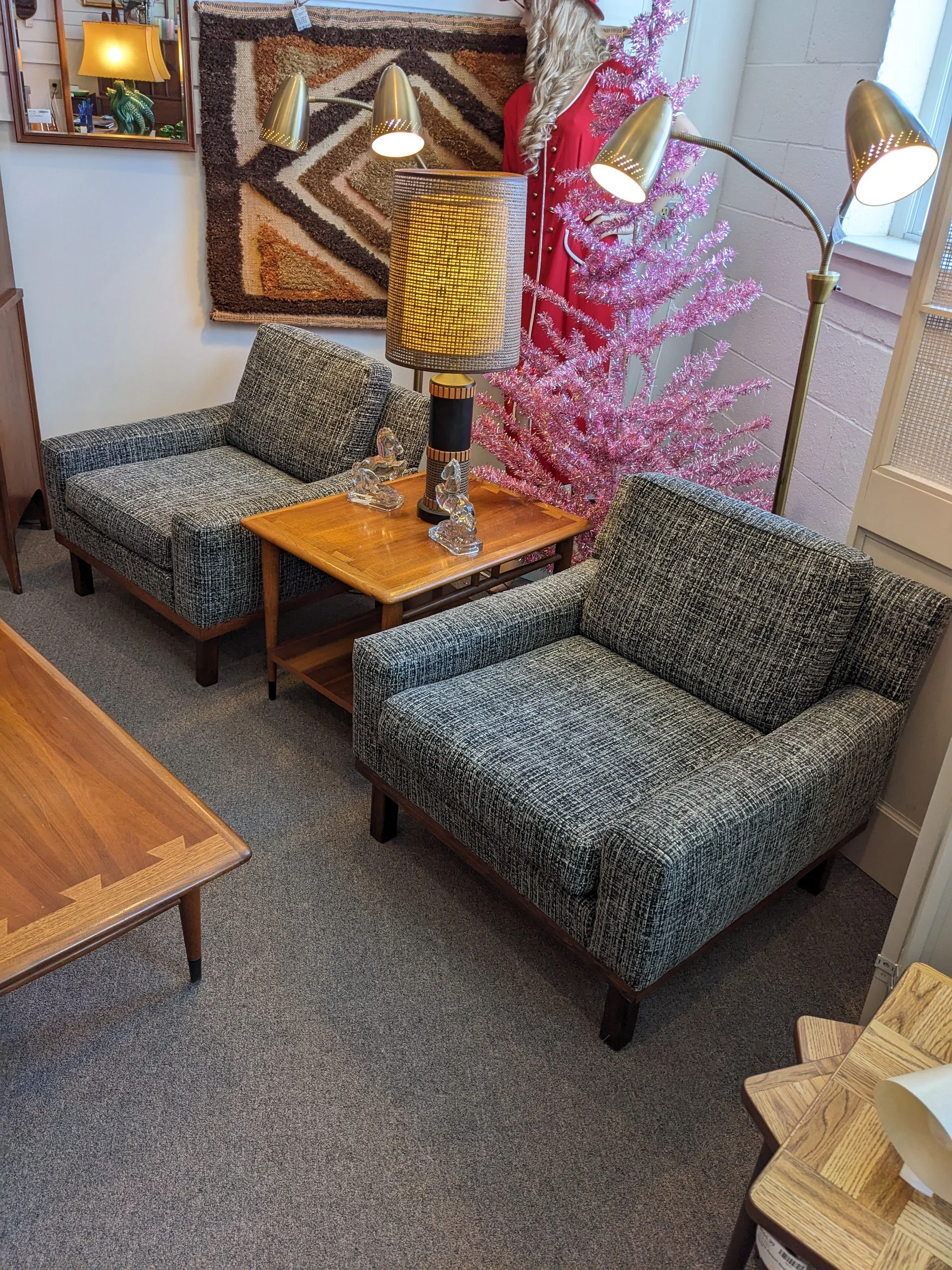 MCM Danish Rosewood Base Lounge Chairs