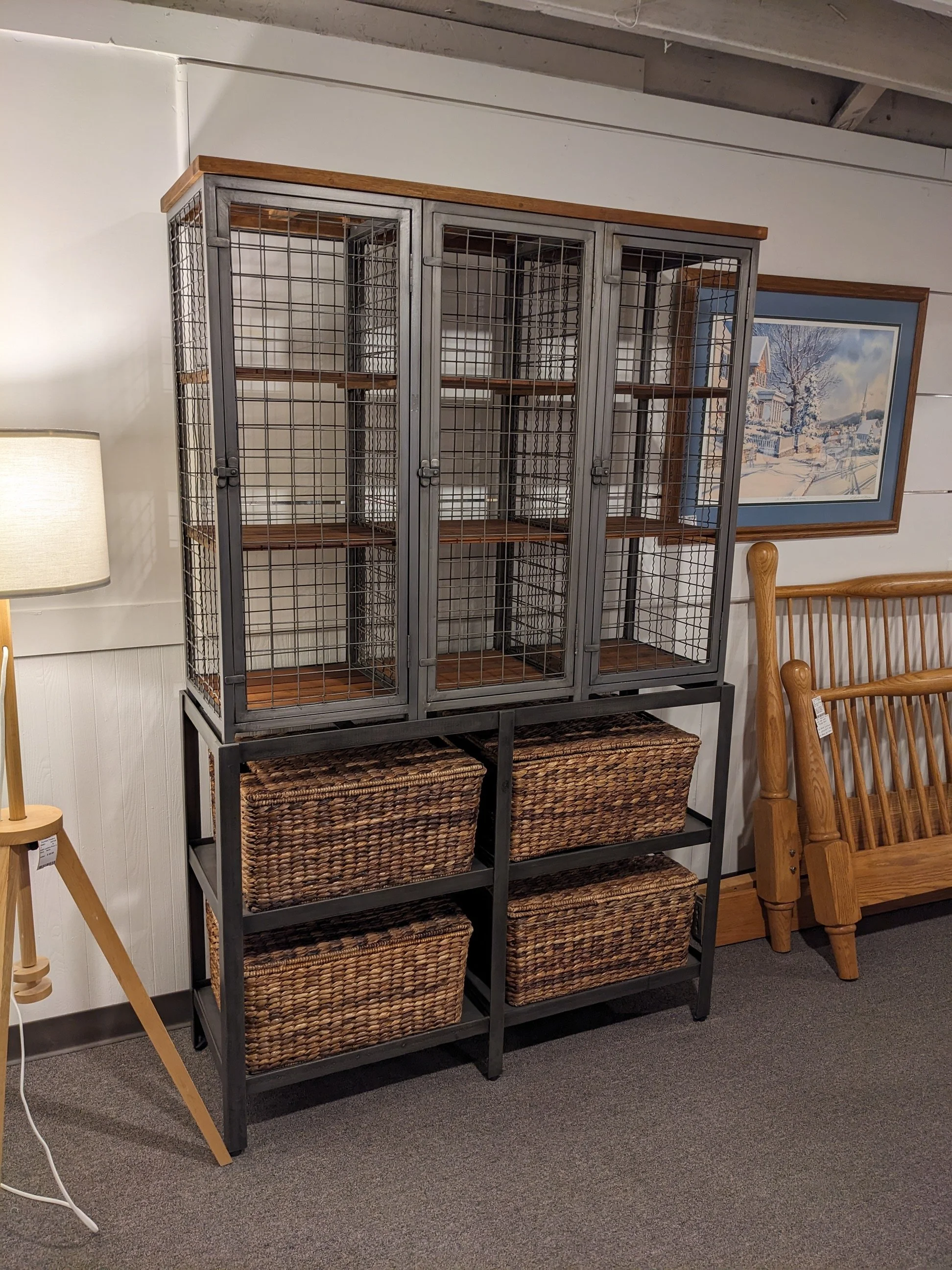 Pottery Barn Gridley Storage Cabinet
