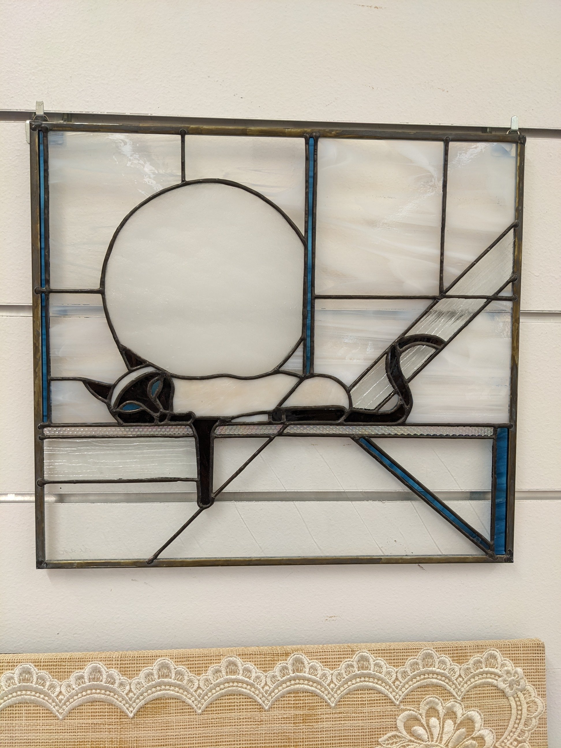D. Rinebold Siamese Snooze Stained Glass