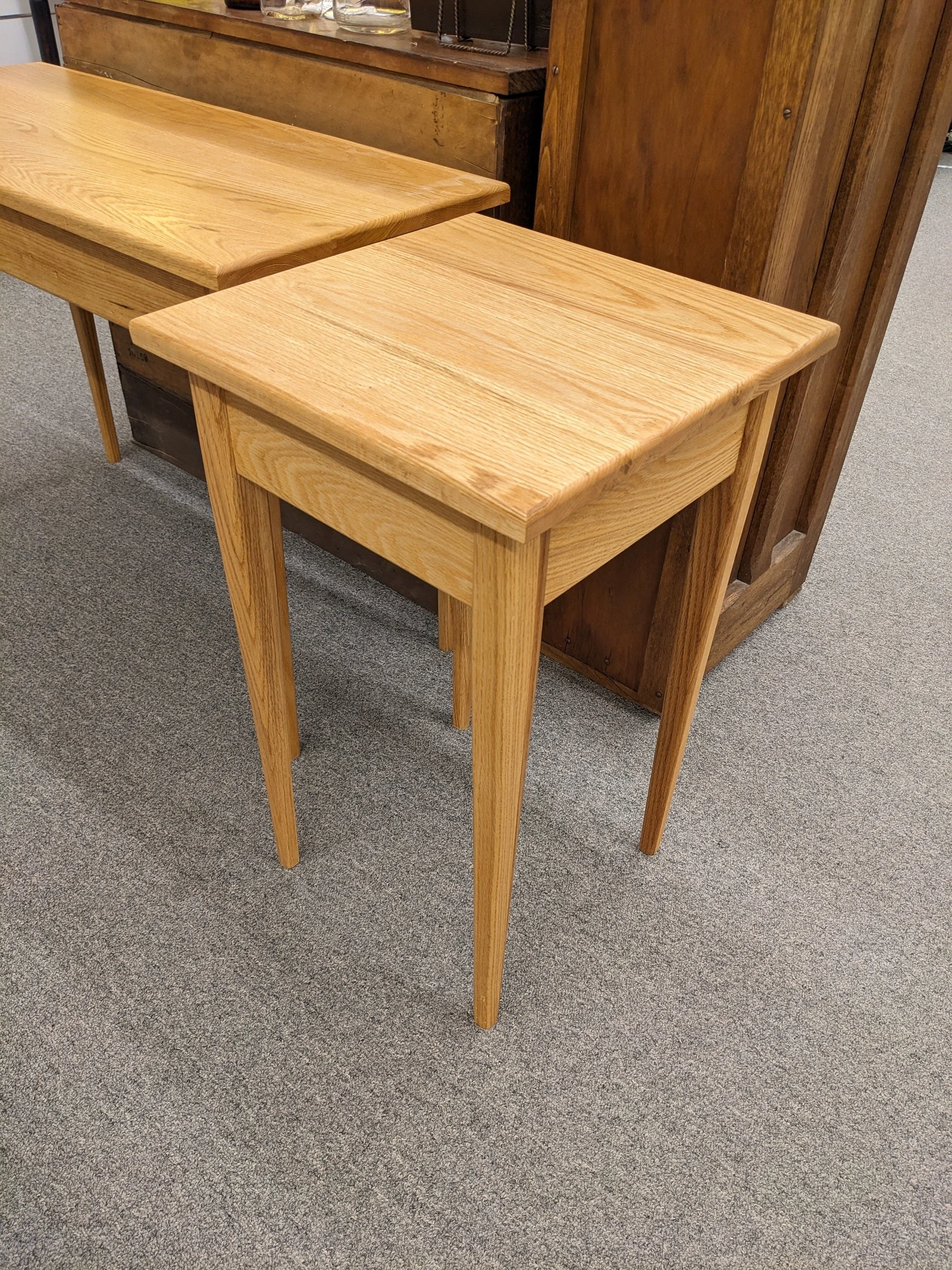 NEW! Handcrafted Red Oak End Table