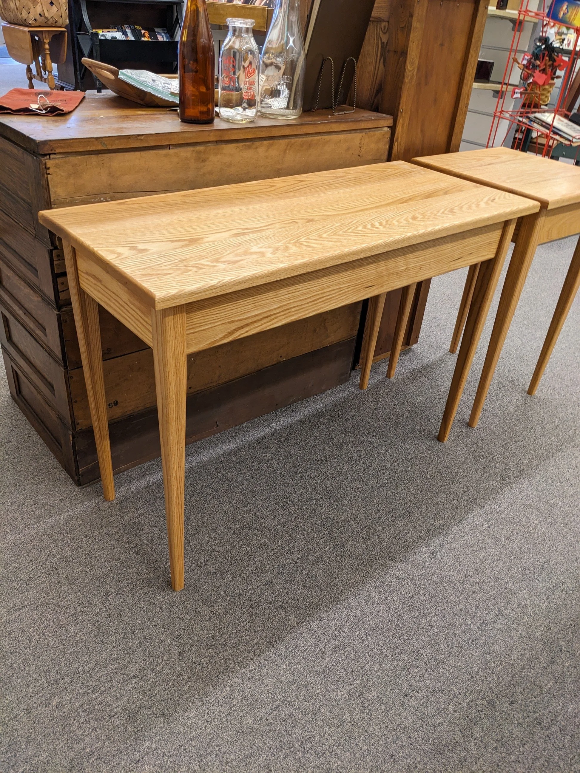 NEW! Handcrafted Red Oak Console