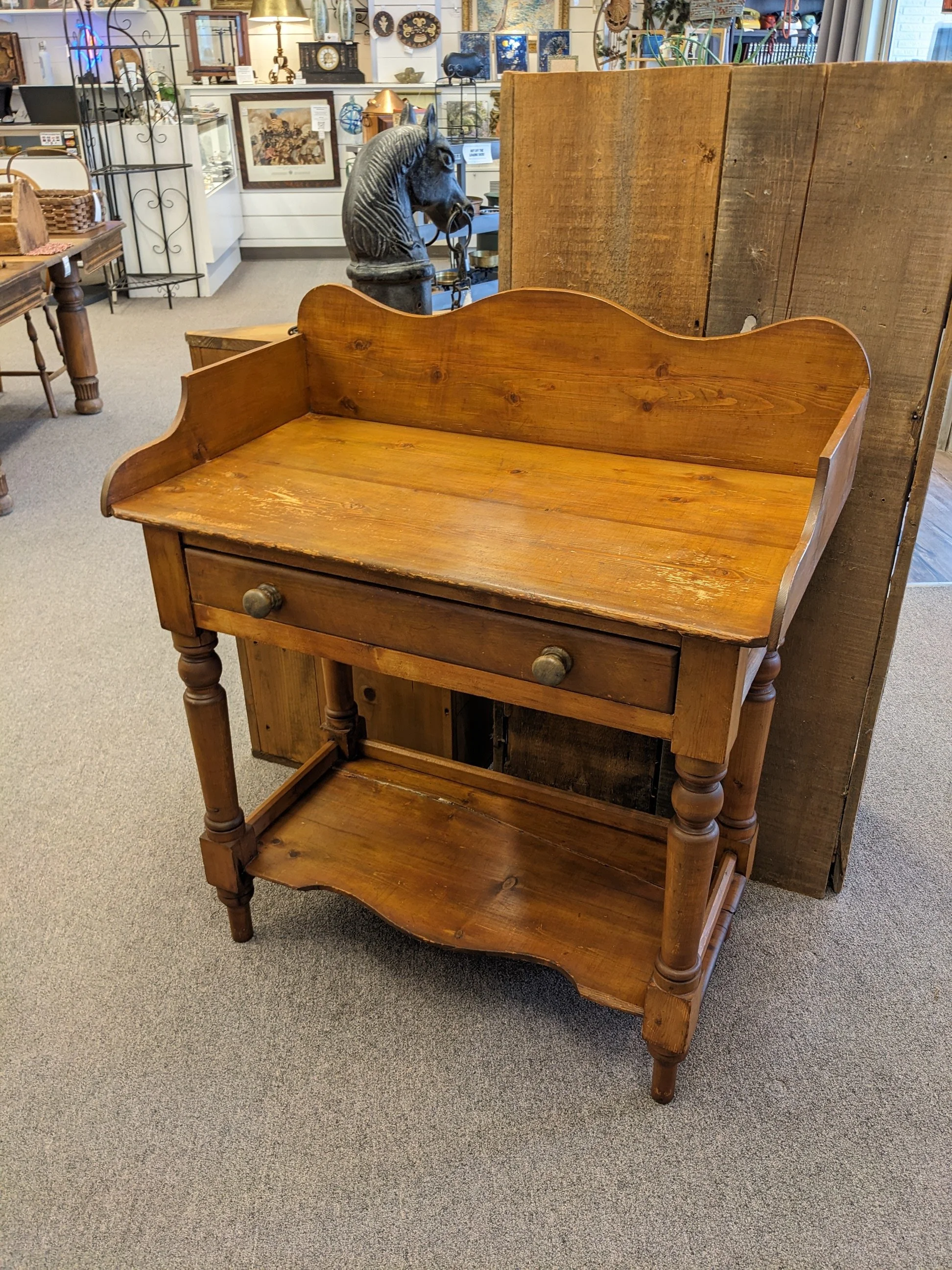 Antique Pine Washstand
