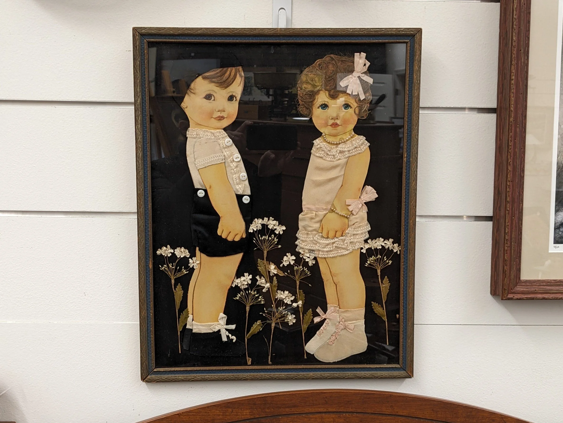 1920s-30s Paper Doll Art (Human Hair)