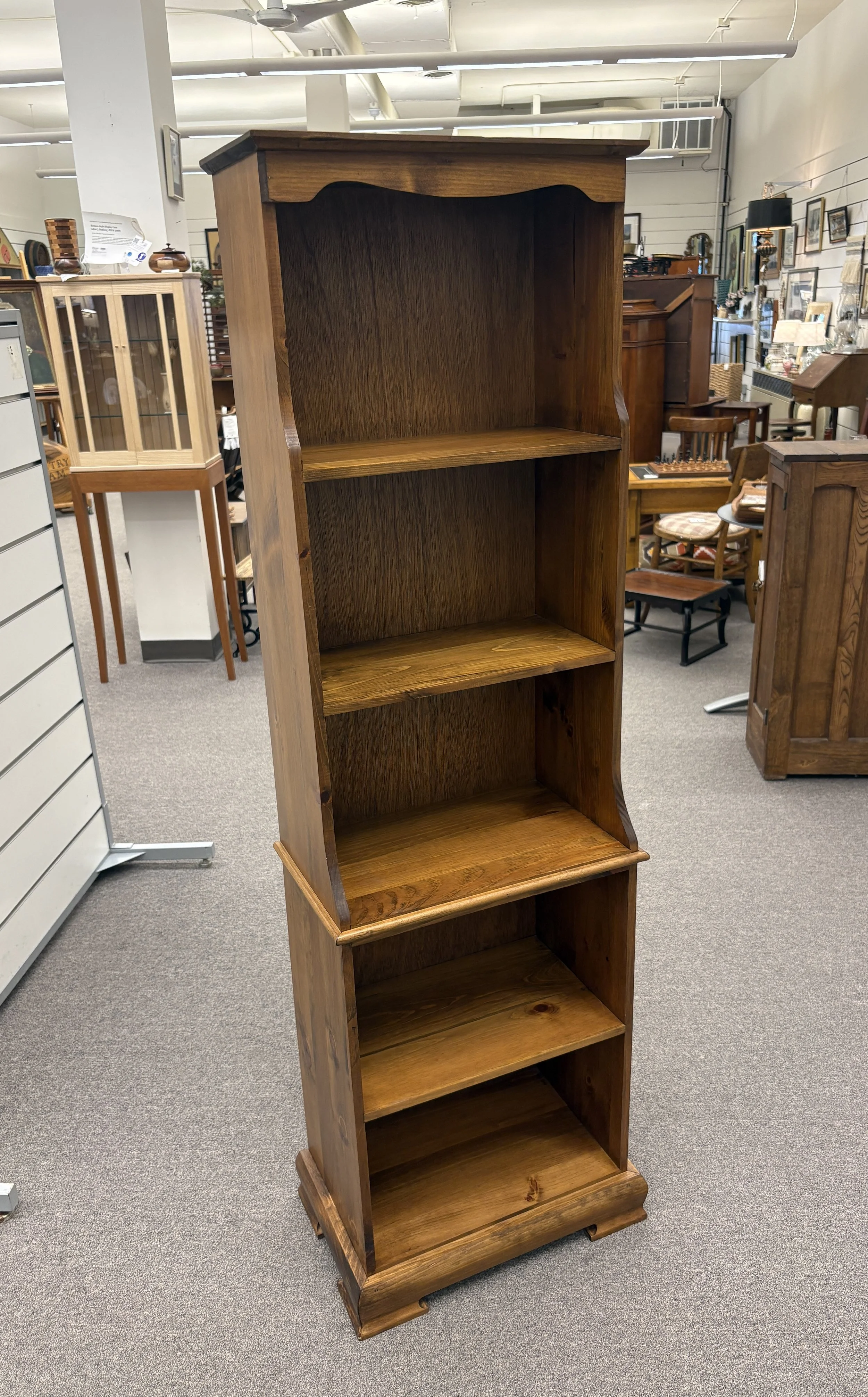 Vintage Mastercraft Pine Bookshelf