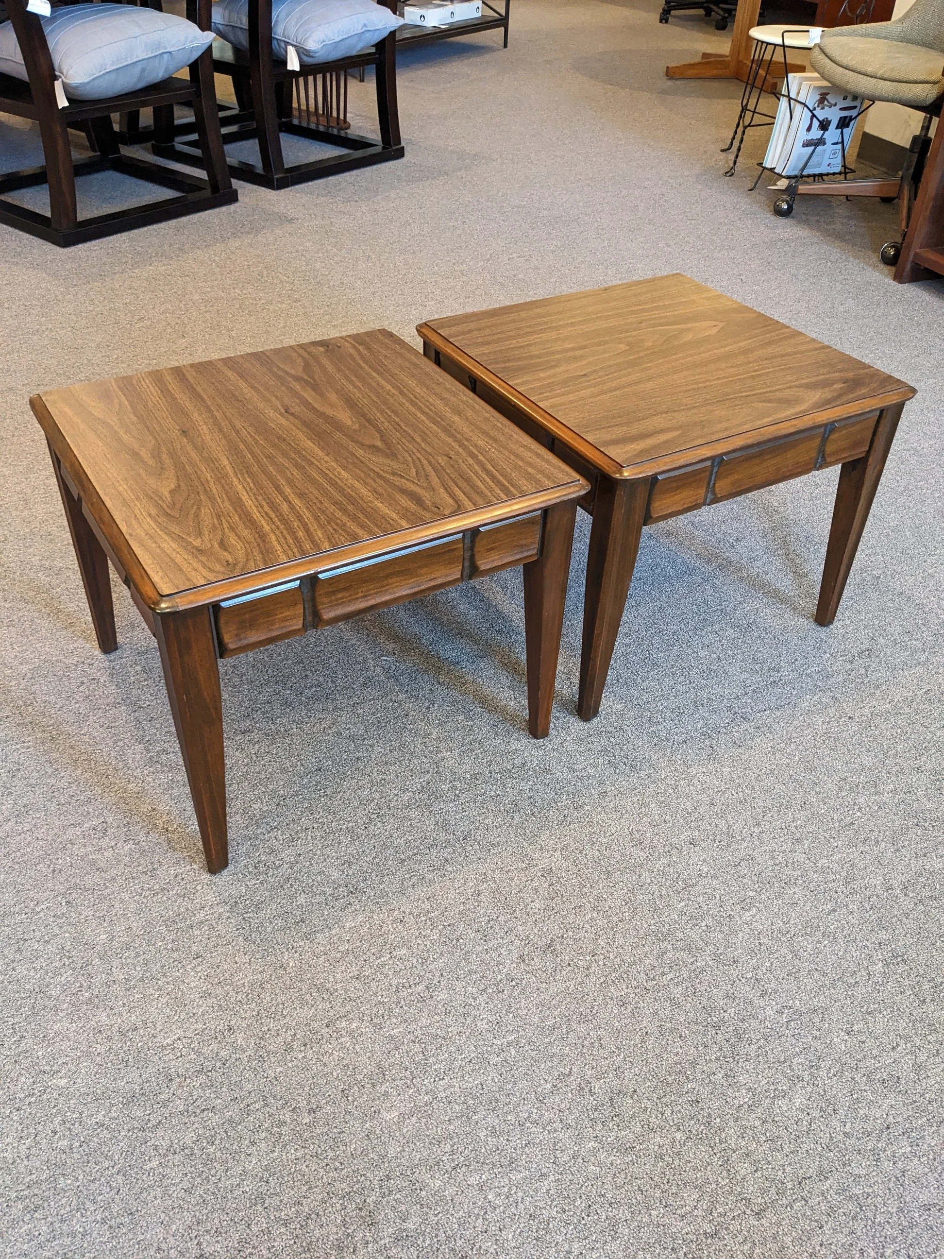 Pair MCM Mersman Low Occasional Table
