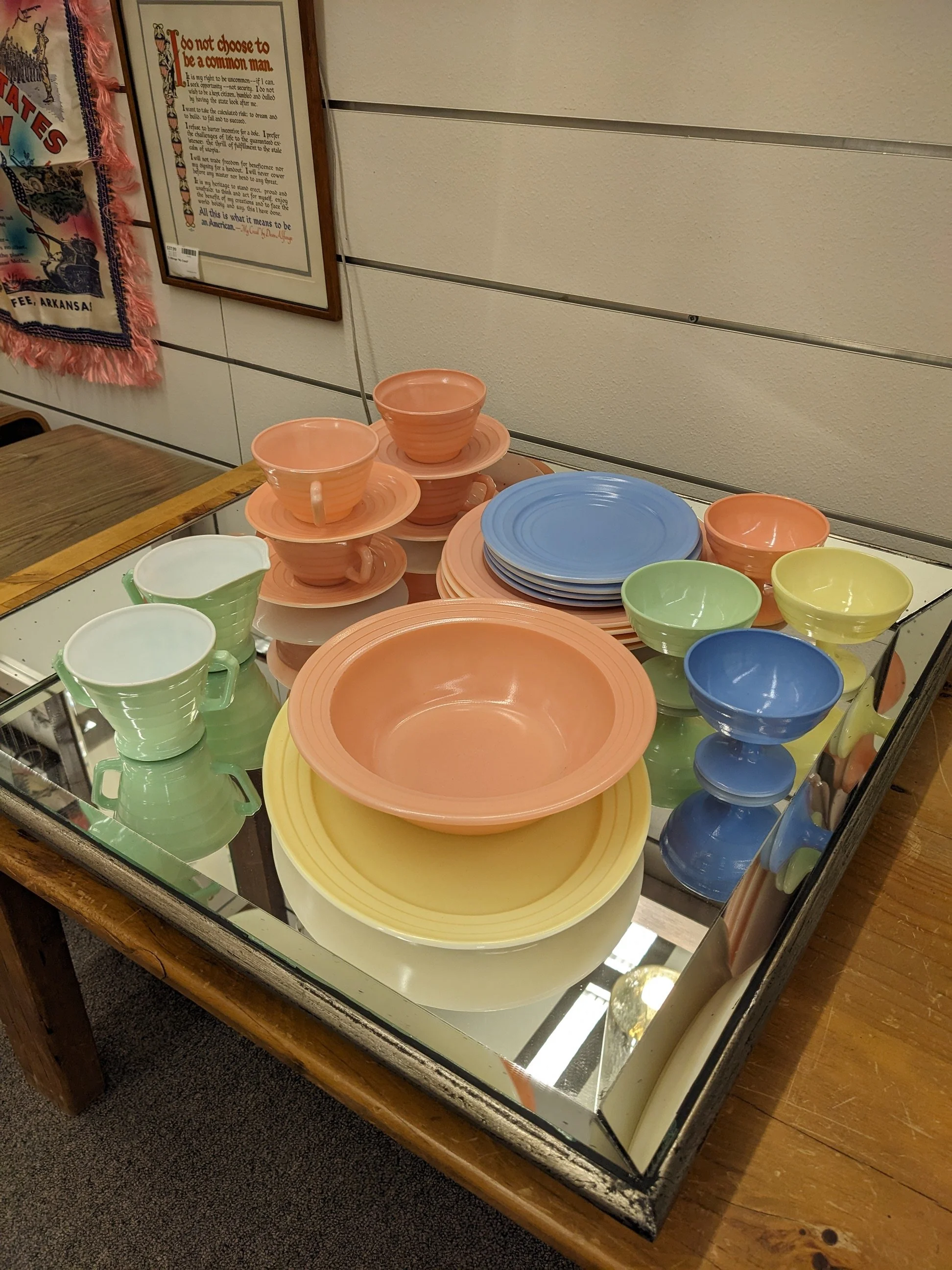 Hazel Atlas Moderntone Pastel Brunch &amp; Desert