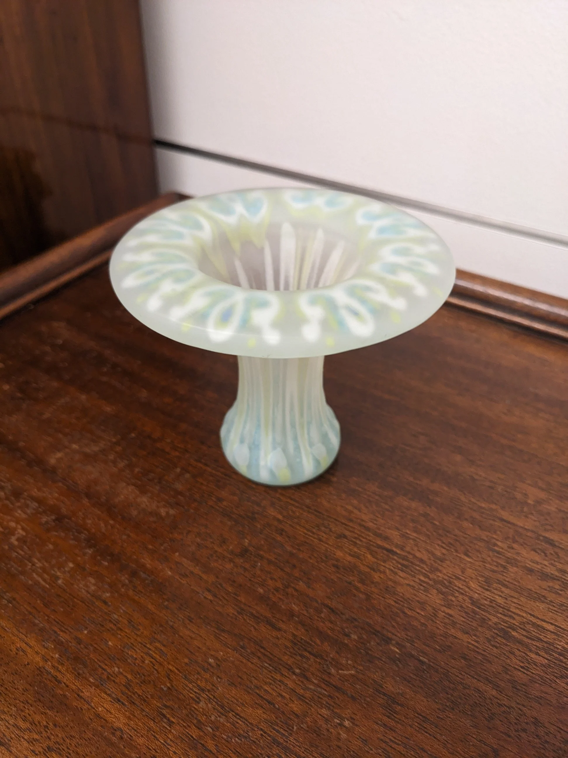 1950s Signed Higgins Drop-Out Vase