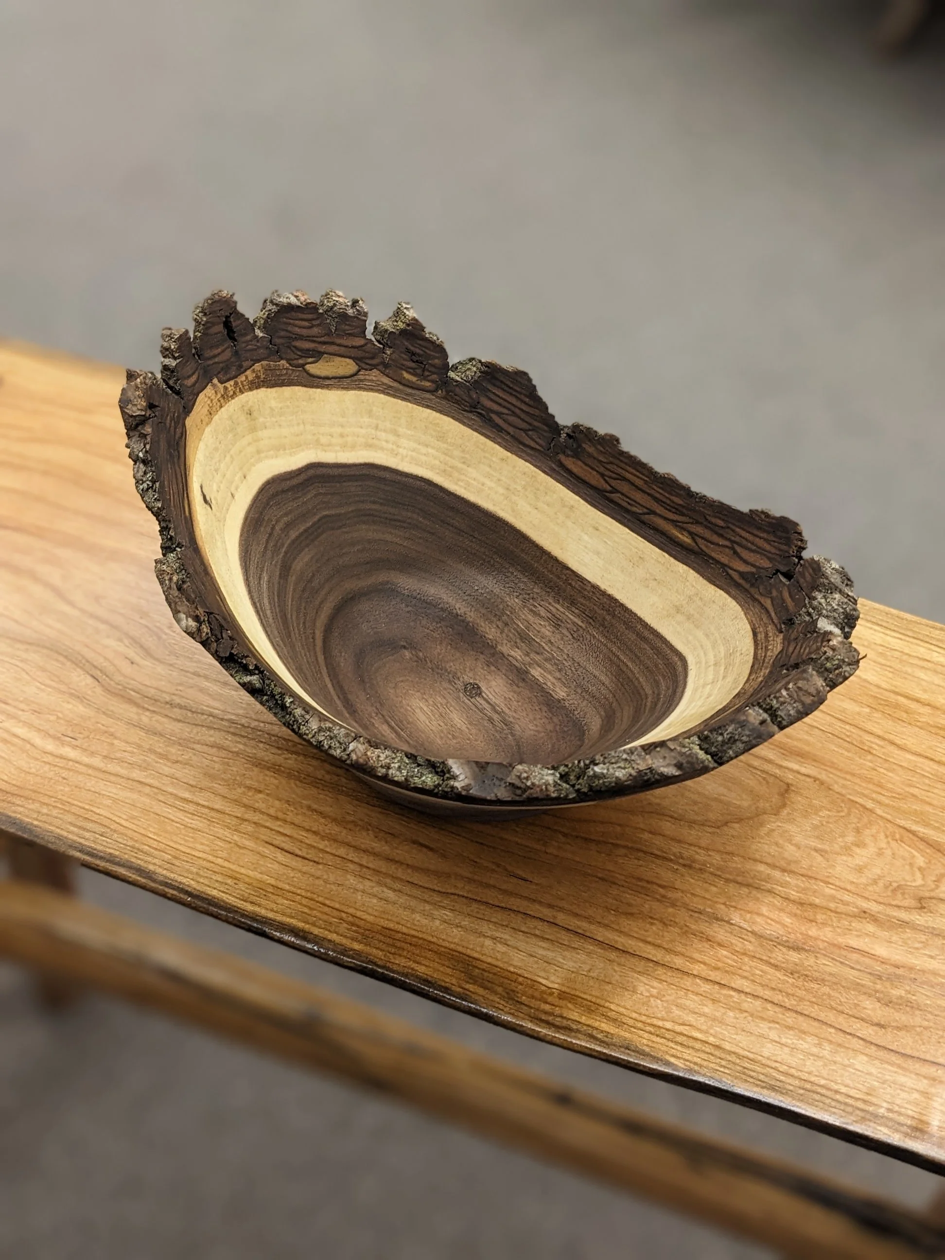 Artisan Handturned Black Walnut Bowl