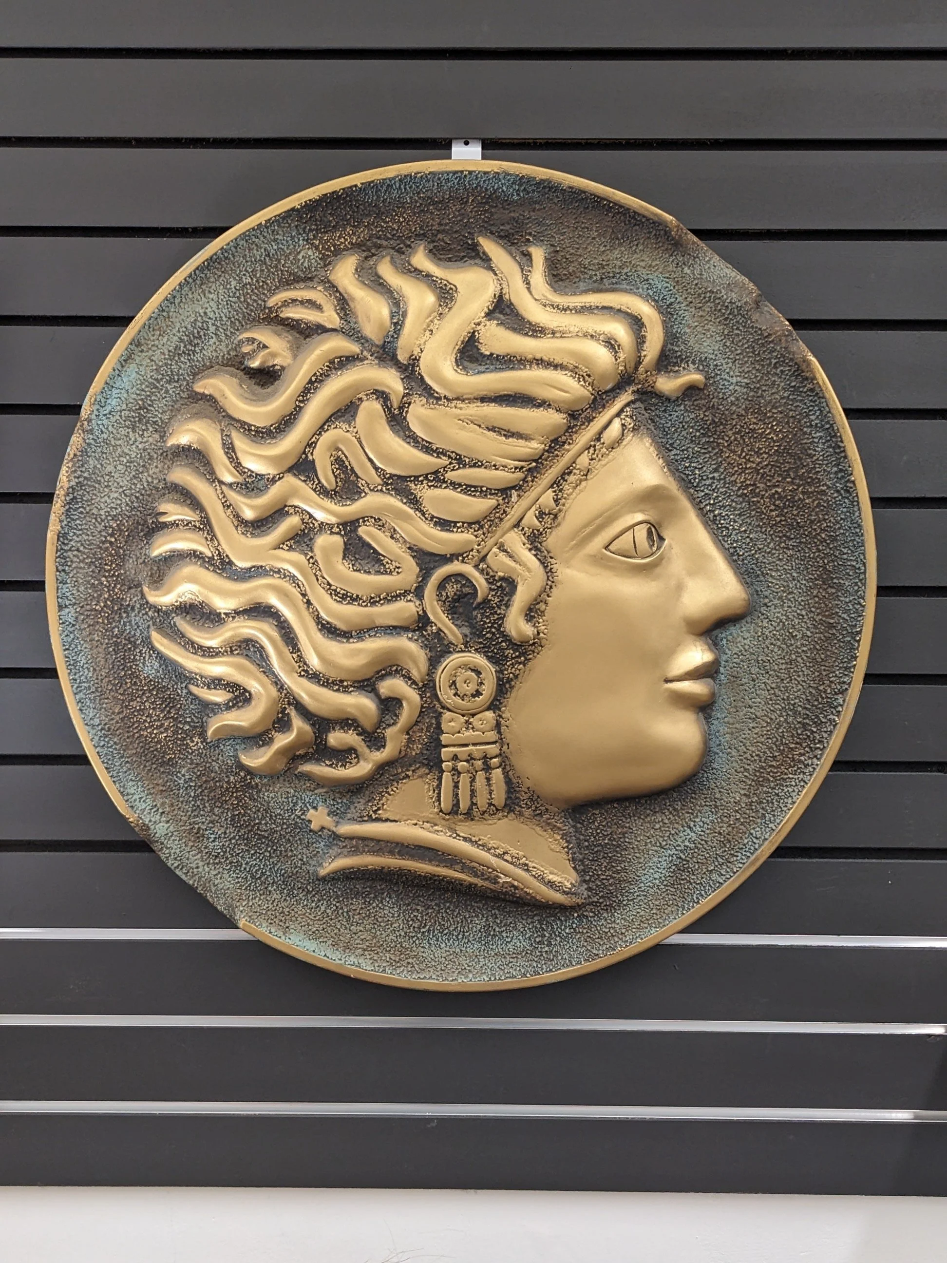 Grecian Coin Decorative Wall Plaque