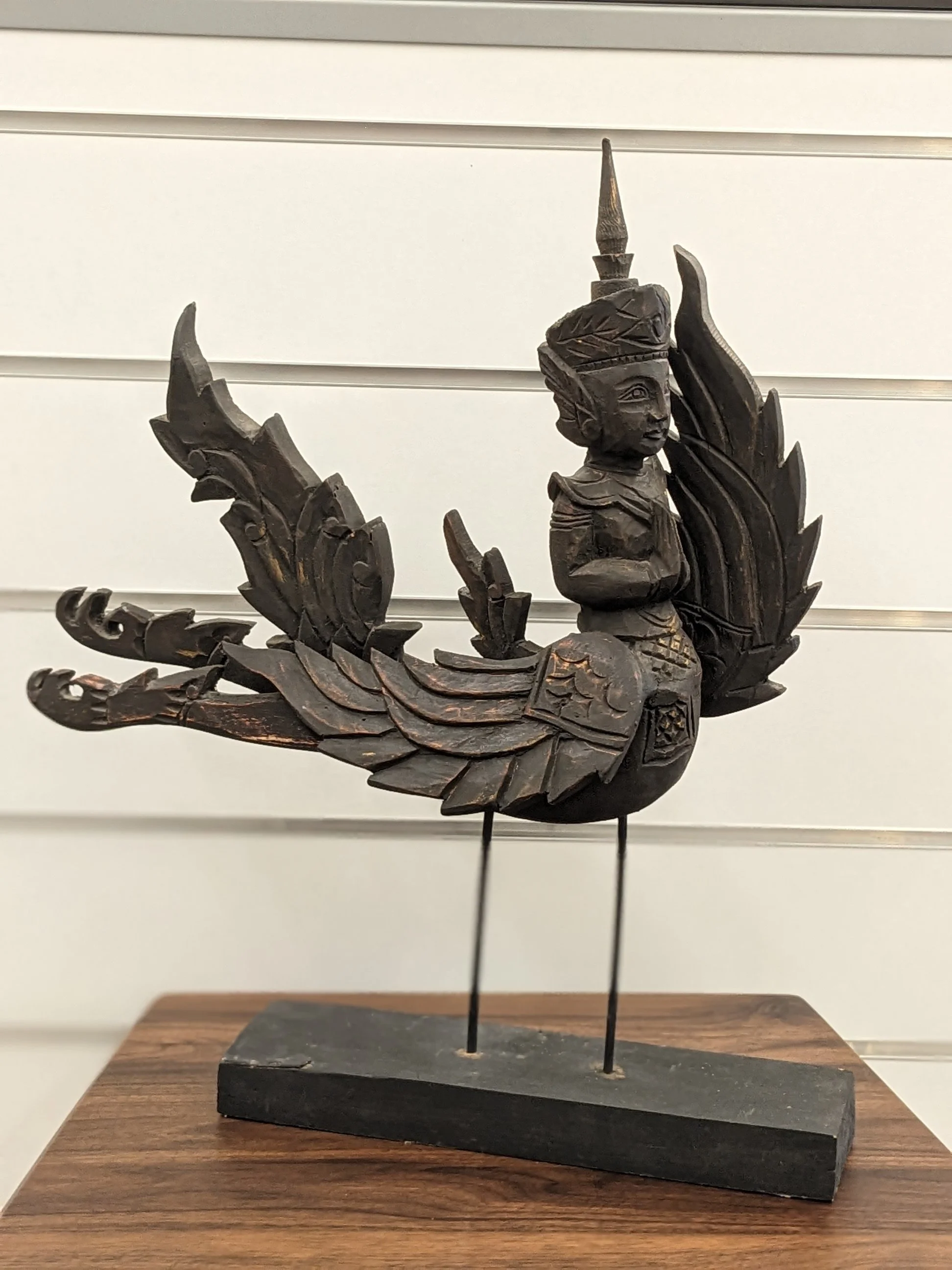 Thai Carved Garuda Sculpture