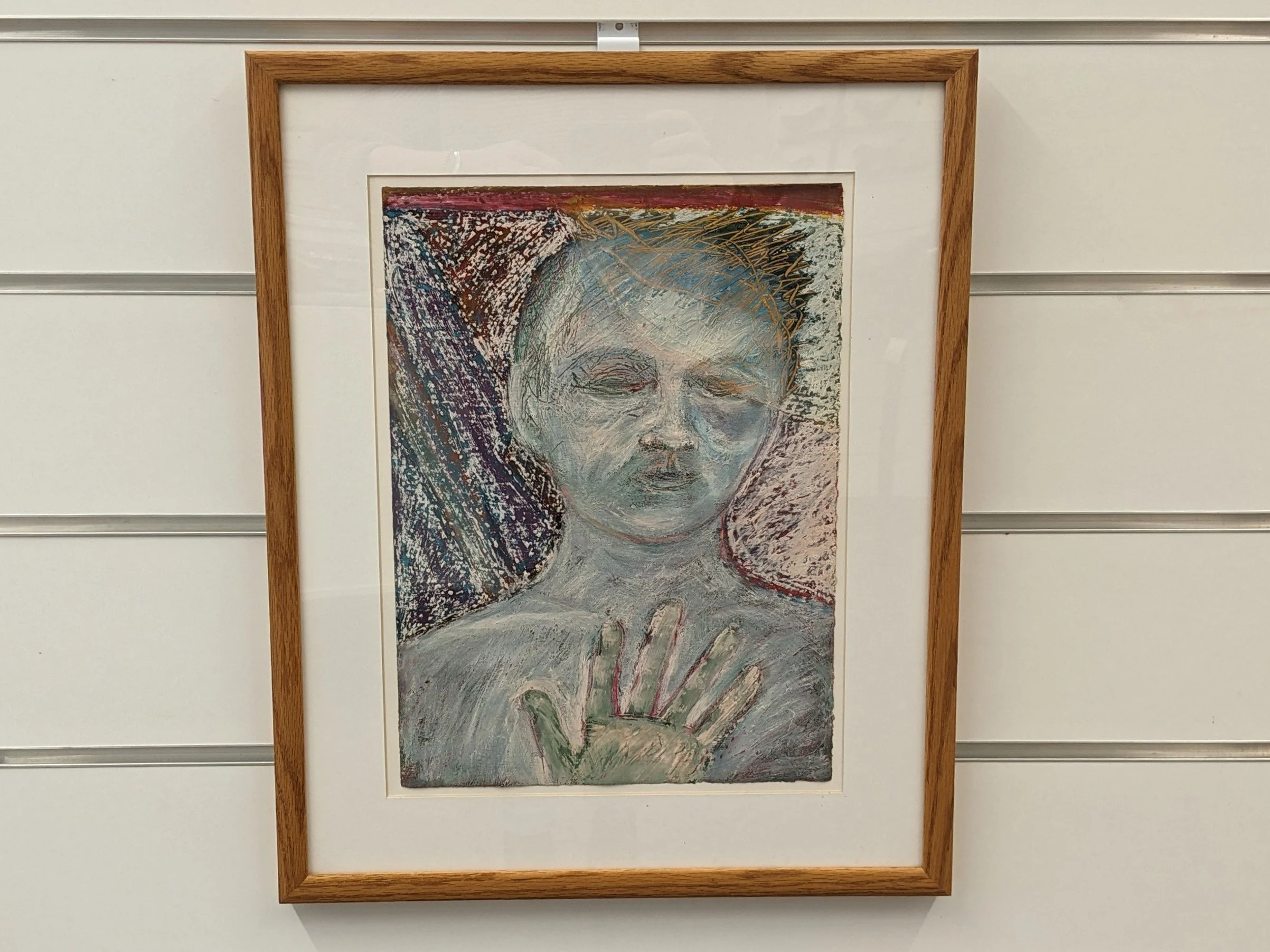 "Dreamer #8" Original Textured Portrait