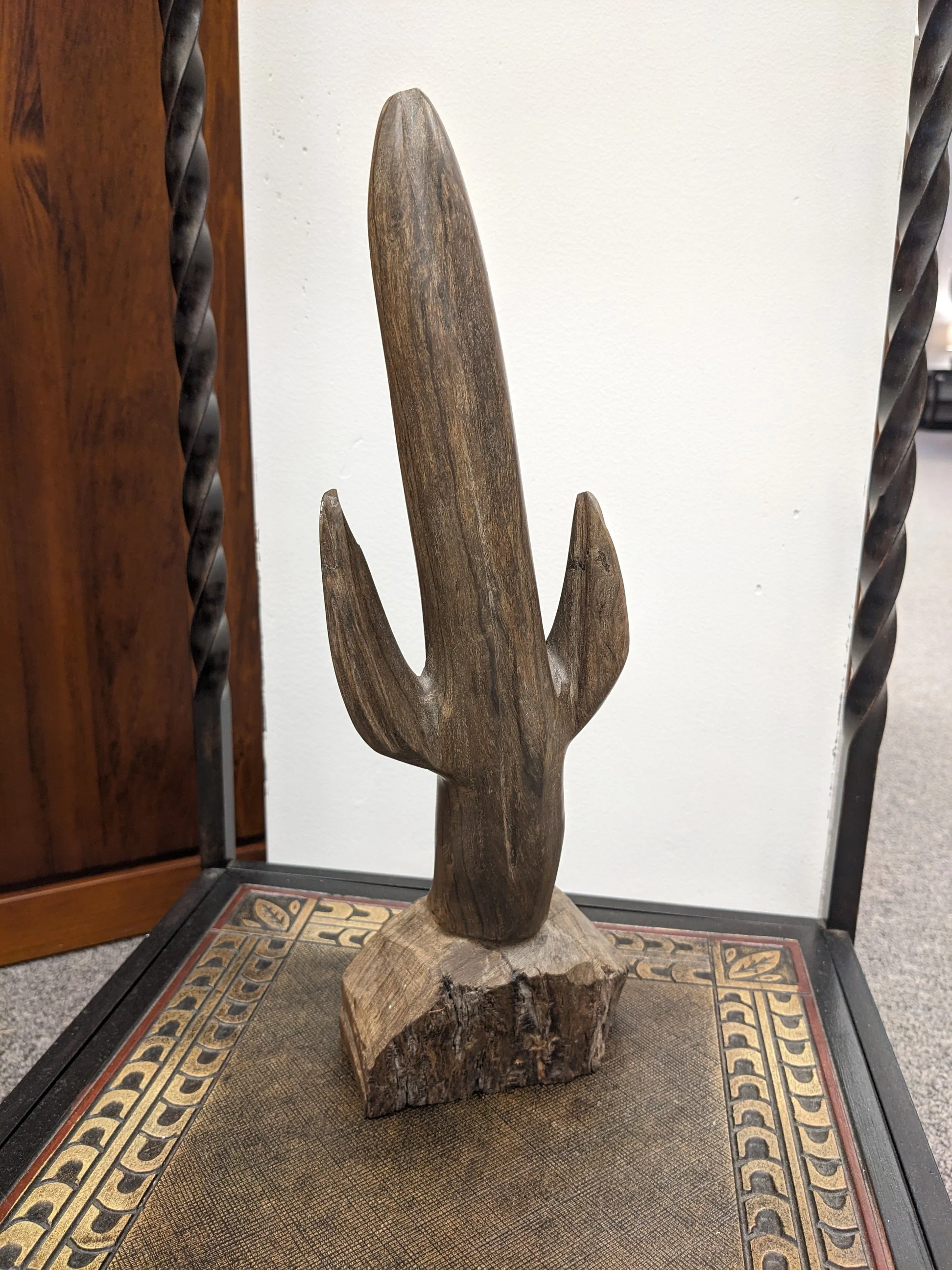 Ironwood Saguaro Cactus Sculpture