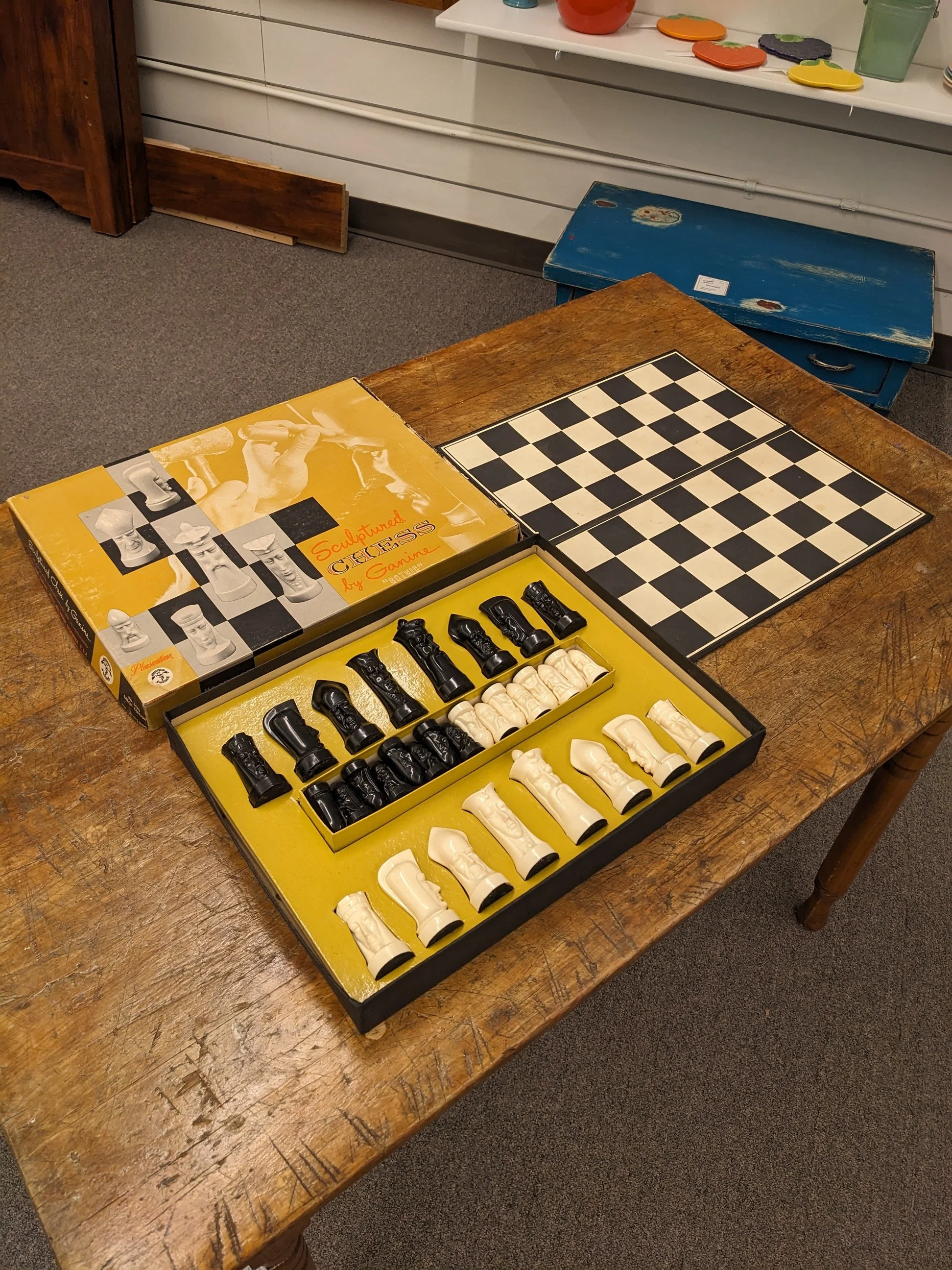 1961 Sculptured "Gothic" Chess Set