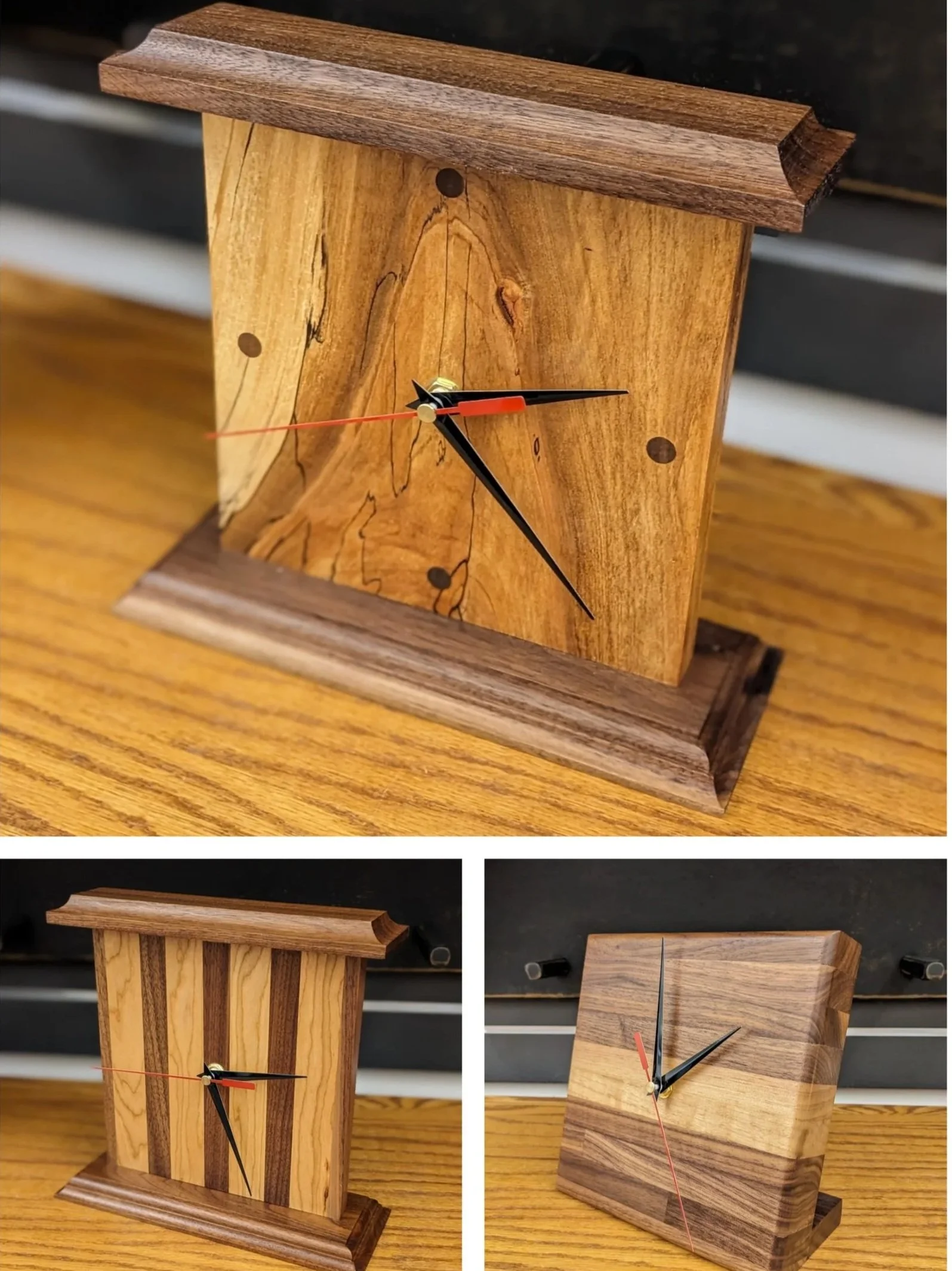 Handcrafted Wood Clocks
