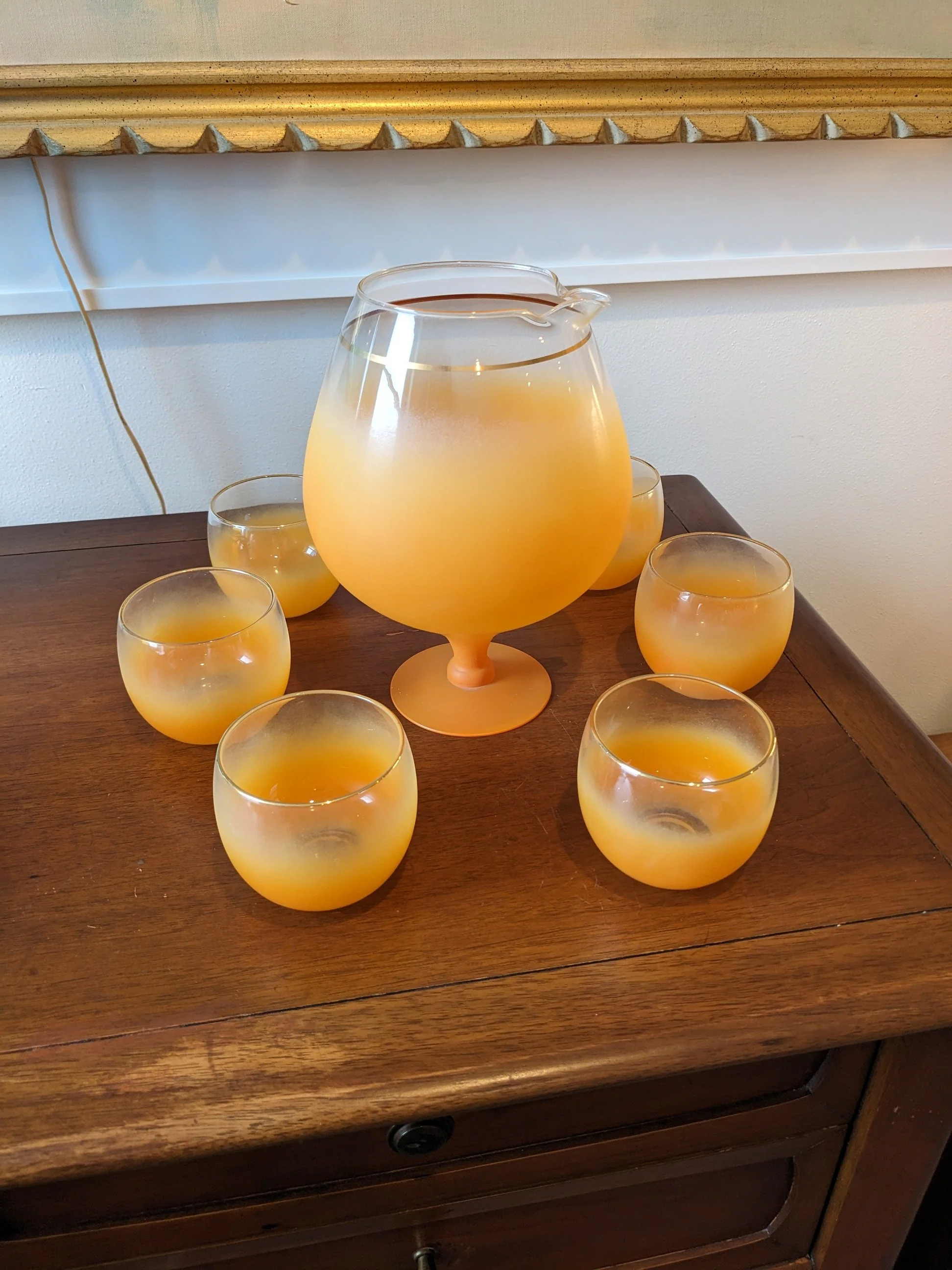 Frosted Orange Blendo Cocktail 7-Piece Set
