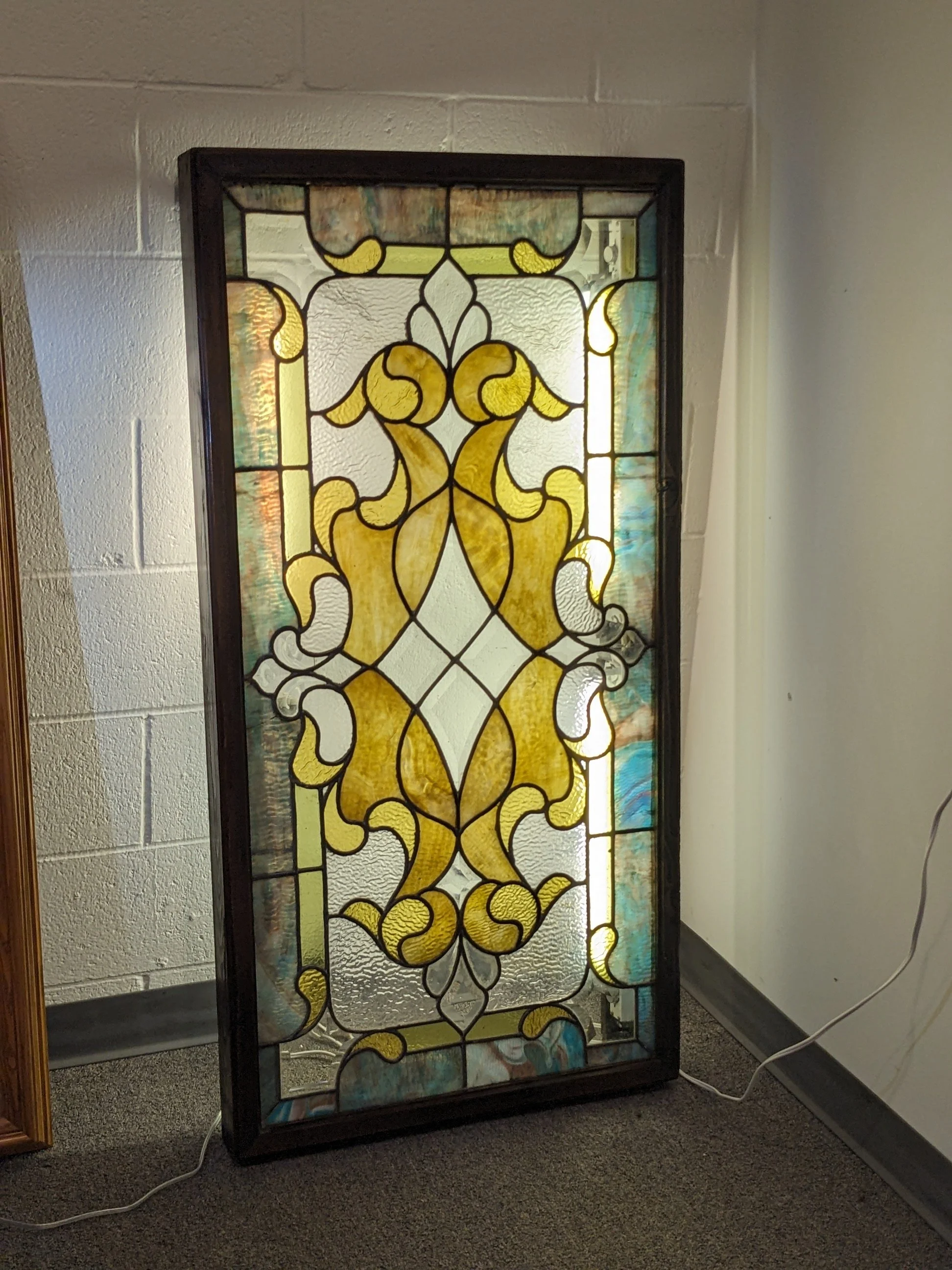Early 1900s Milwaukee Stained Glass Window