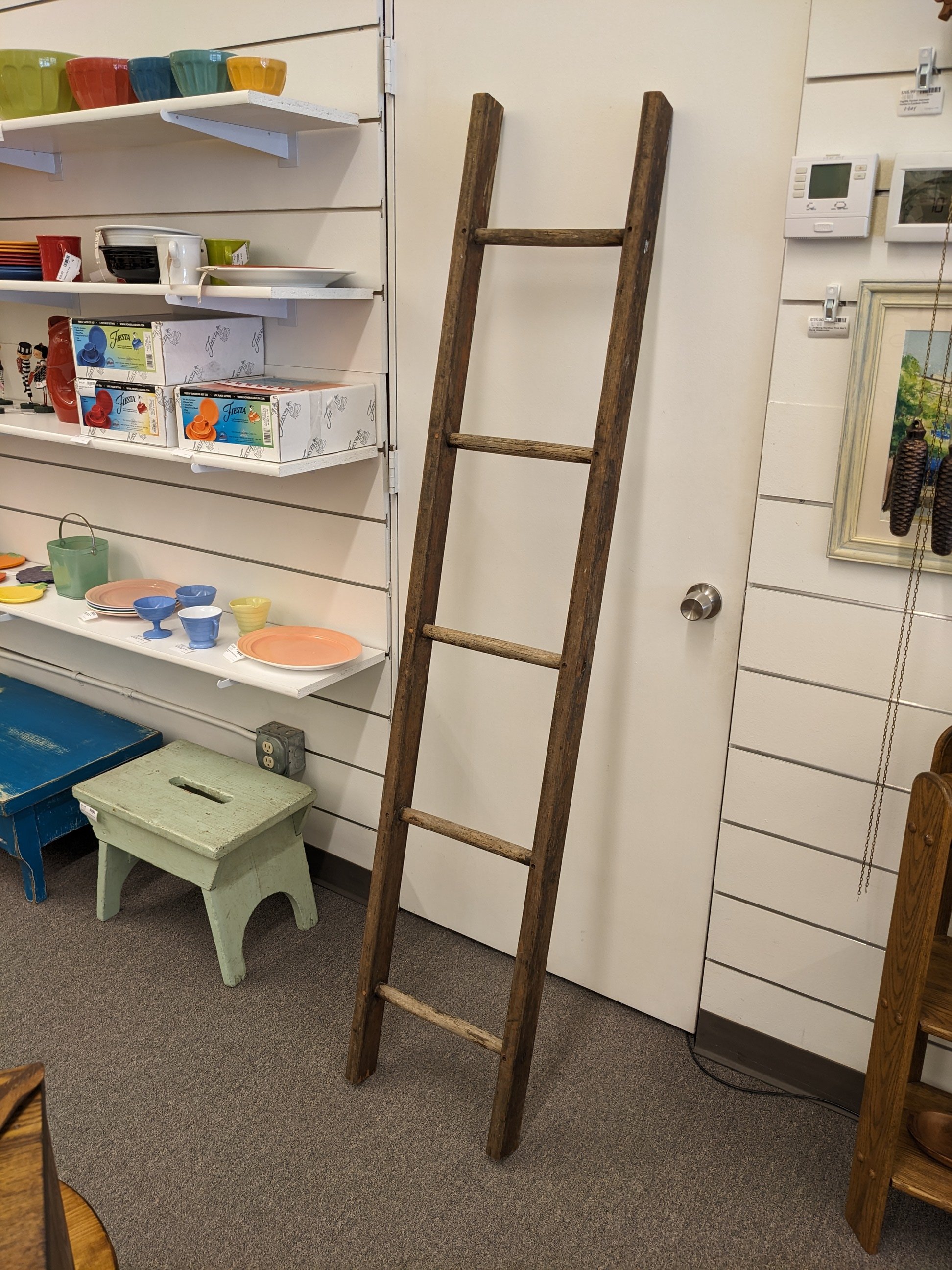 Vintage Primitive Blanket Ladder