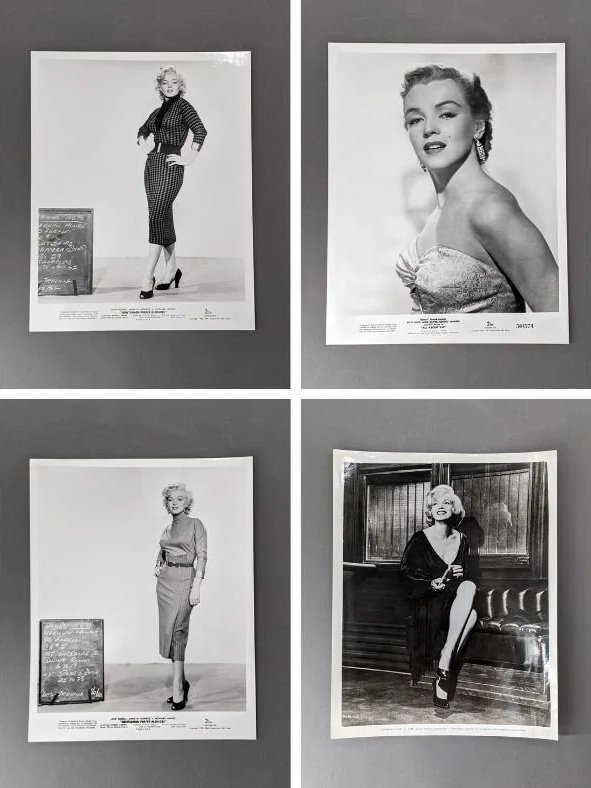 Marilyn Monroe 1950s B&amp;W Still Photos