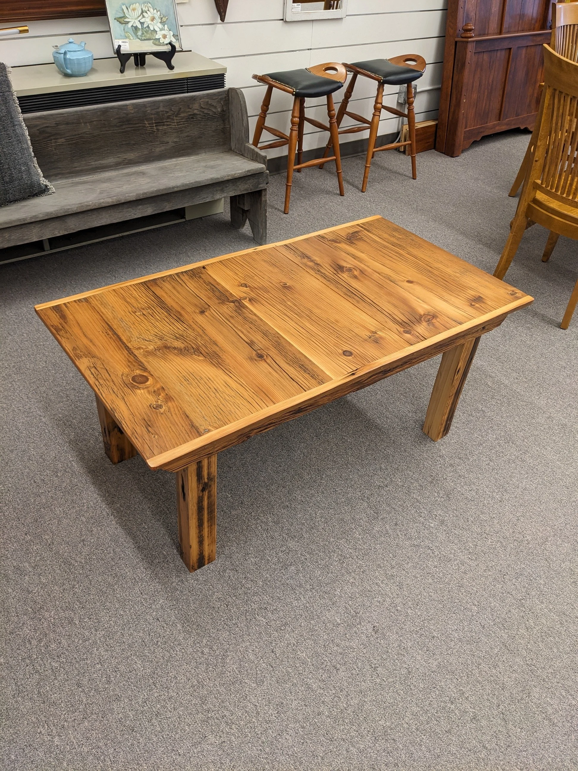 Rustic Handcrafted Barnwood Coffee Table