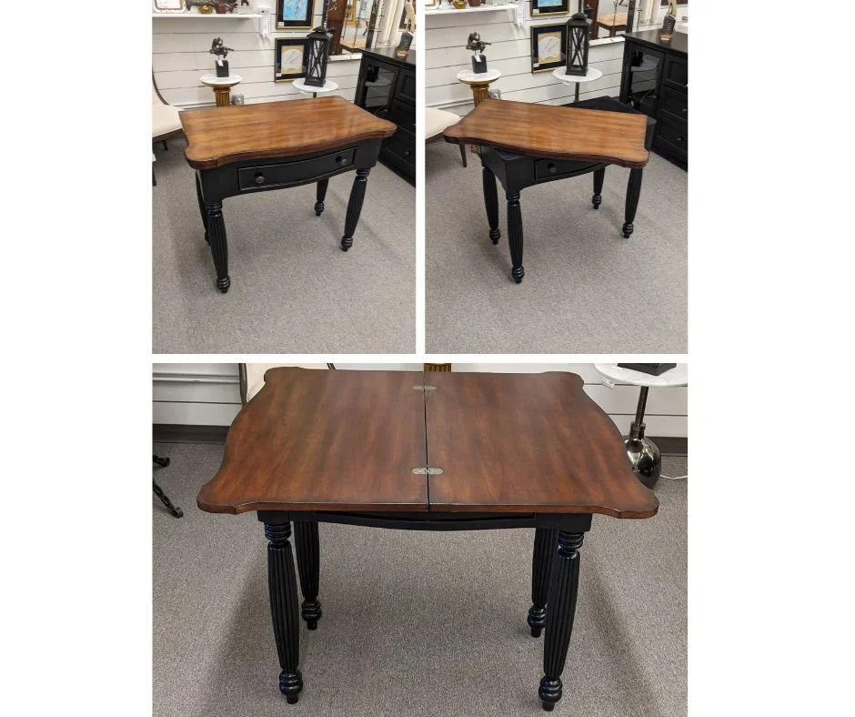 Flip-Top Desk/Game Table by Seven Seas