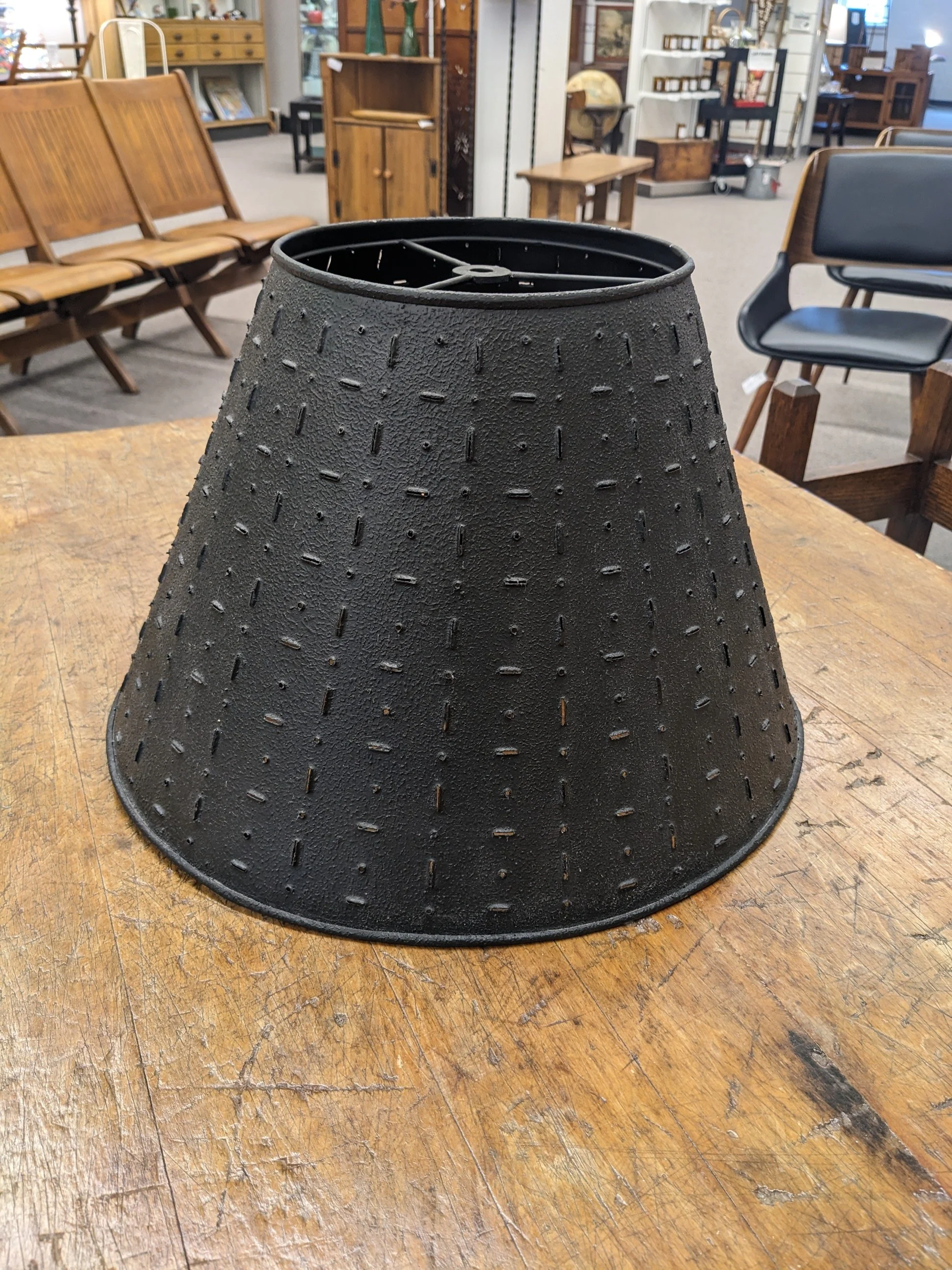 Punched Tin Lampshade